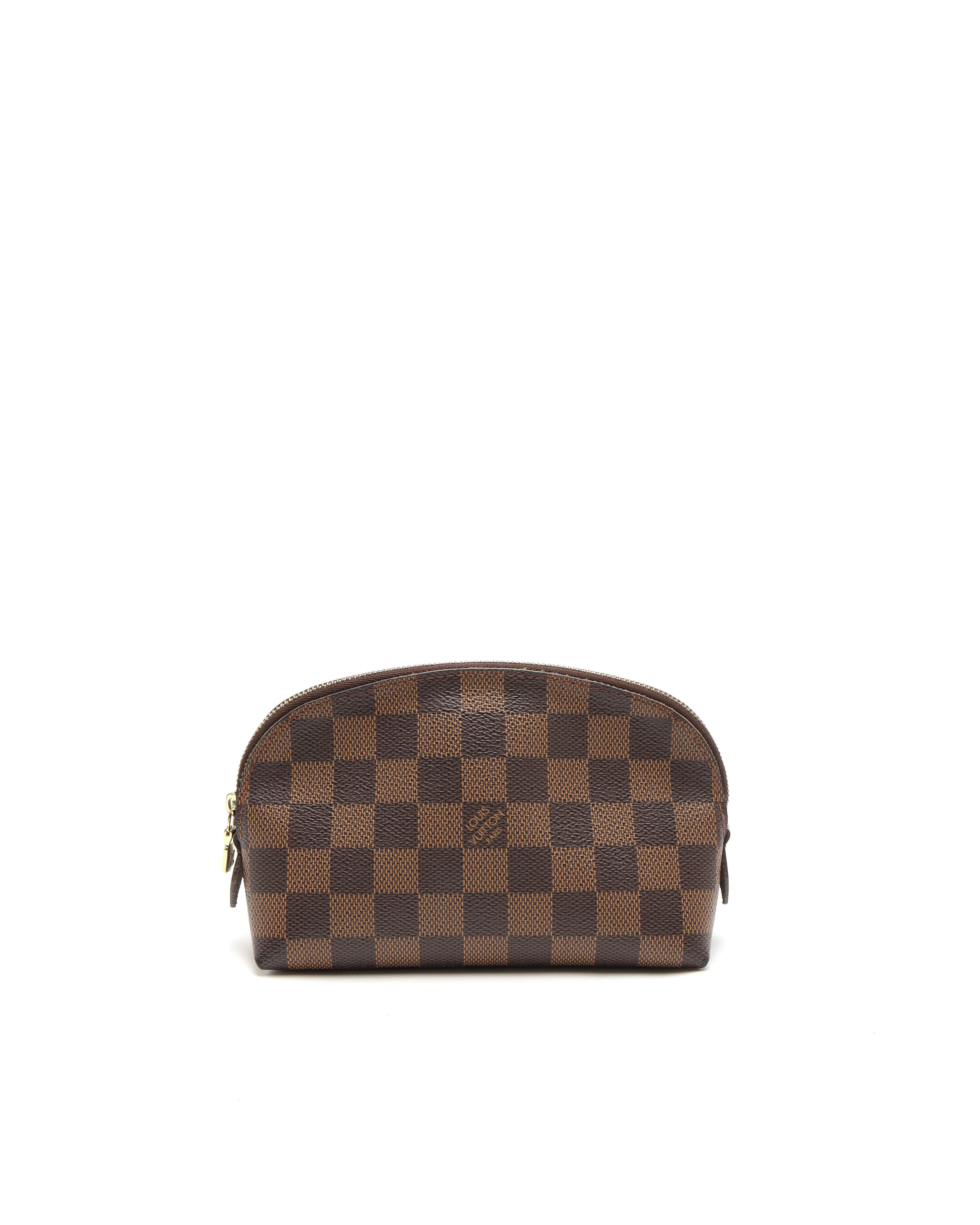 Pre-owned Louis Vuitton Damier Cosmetic Pouch In Brown