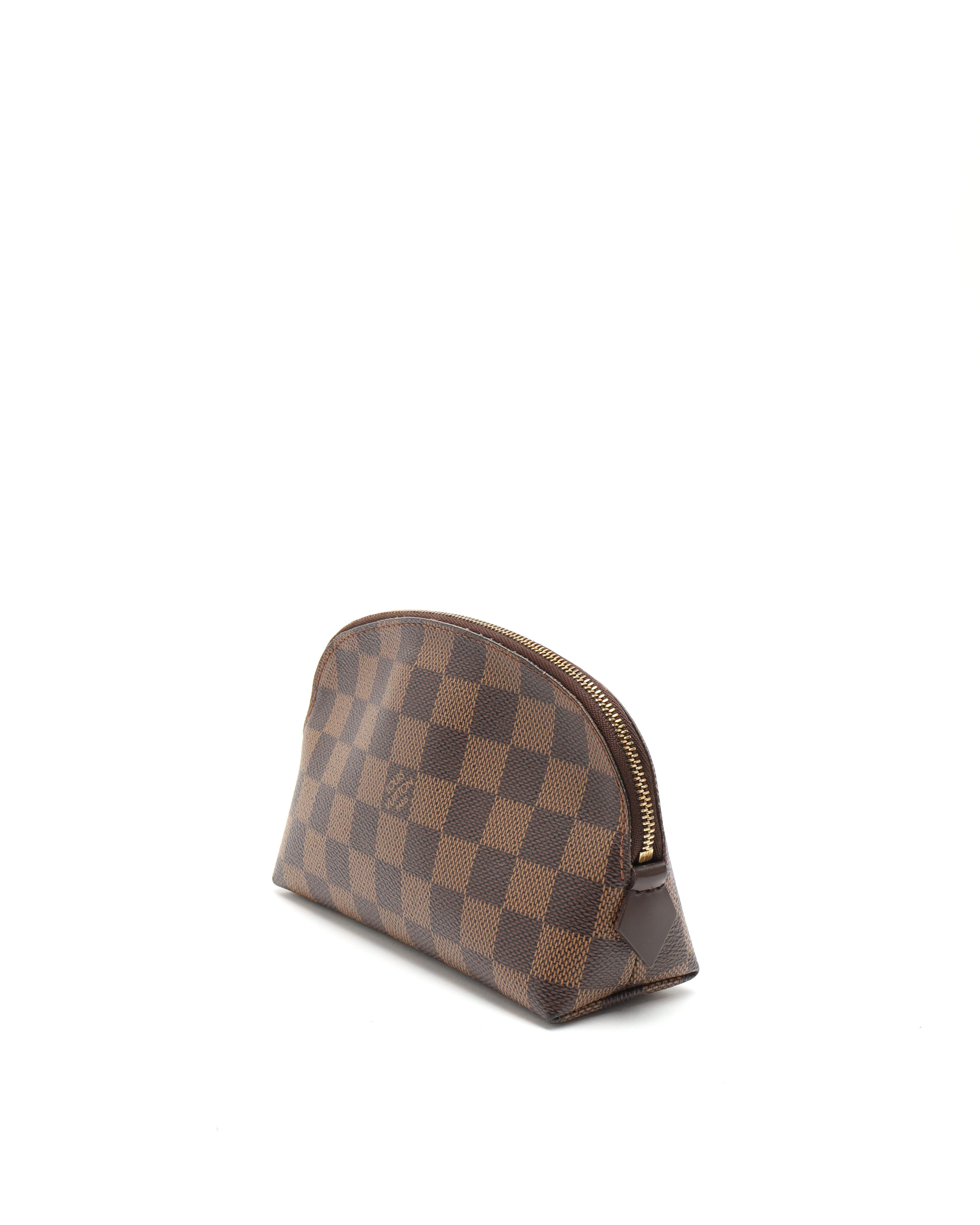 Pre-owned Louis Vuitton Damier Cosmetic Pouch In Brown