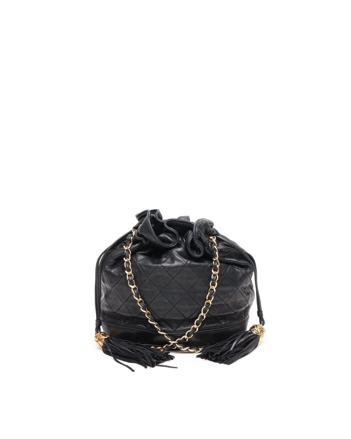 Chanel CC Bucket Fringe Bag