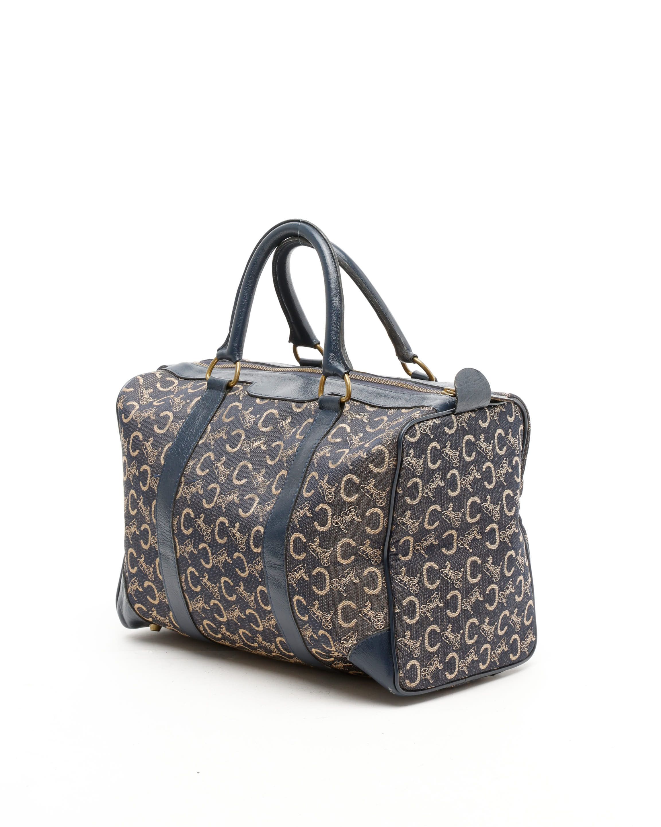 Celine Céline Carriage Boston Bag In Multi