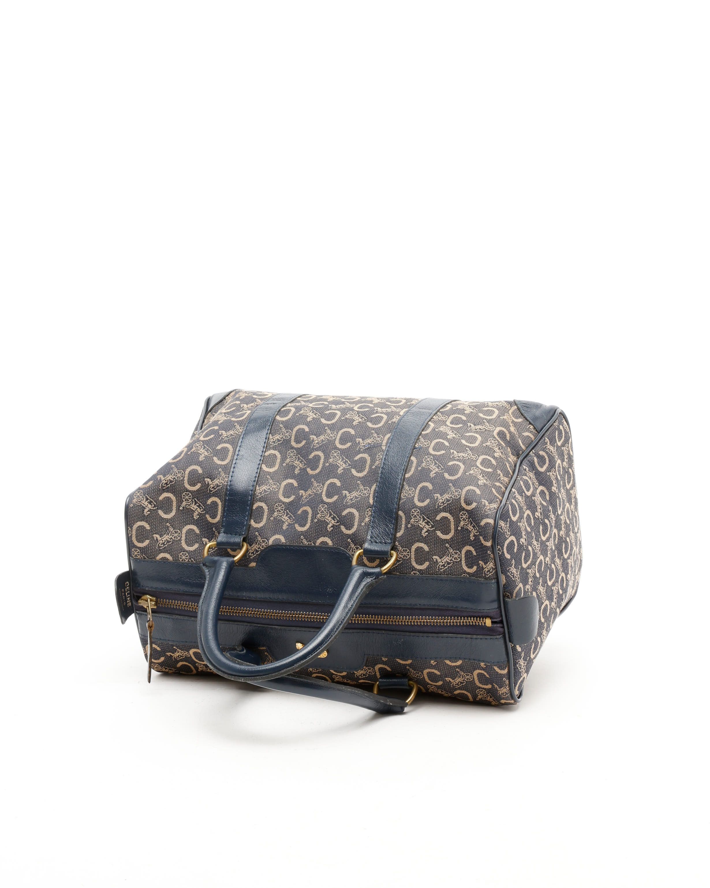 Celine Céline Carriage Boston Bag In Multi