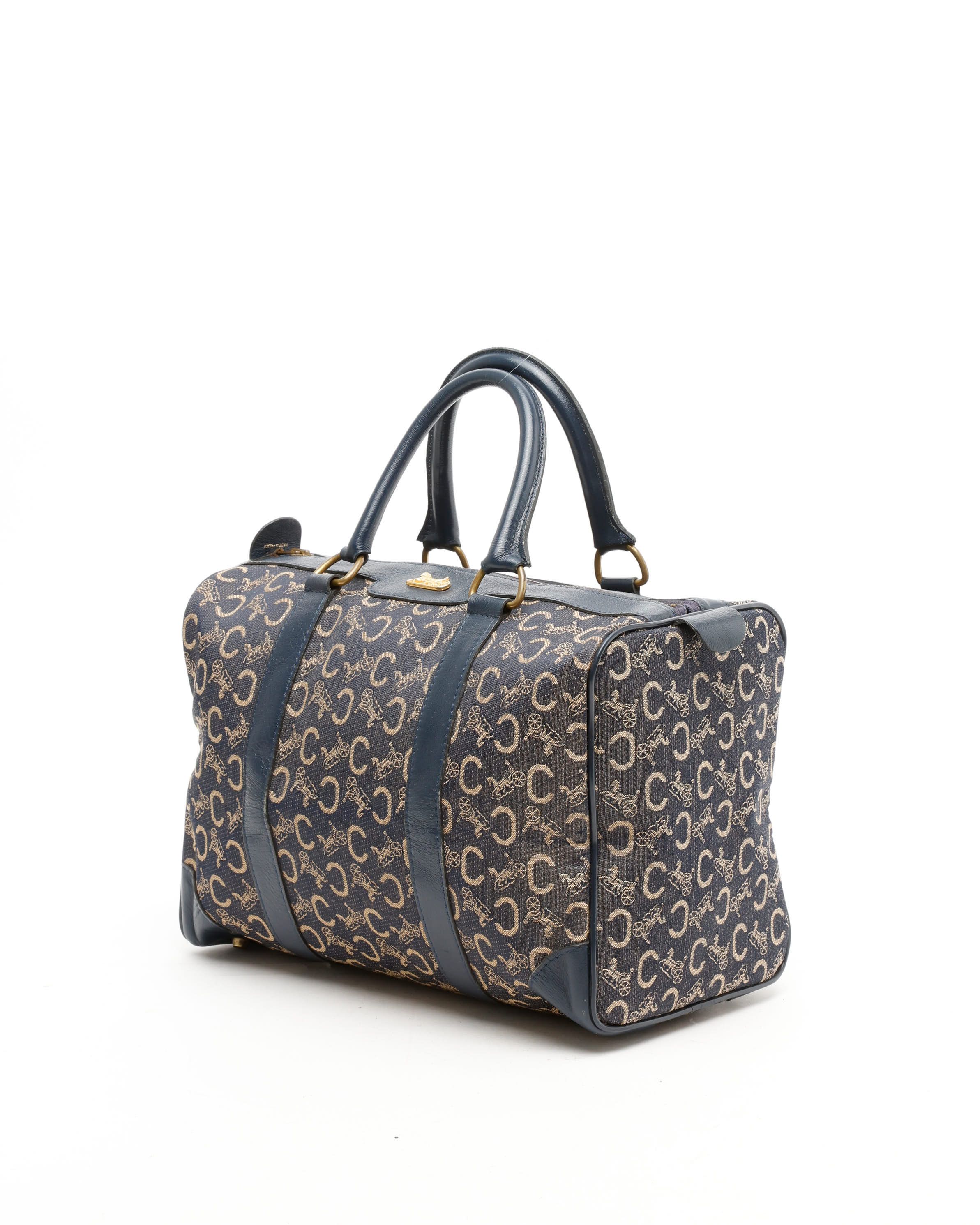 Celine Céline Carriage Boston Bag In Multi