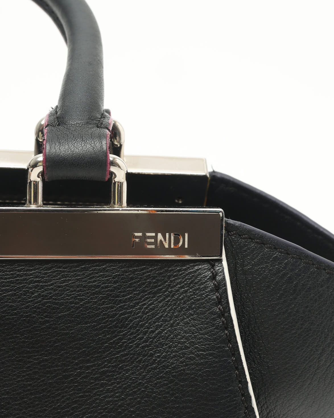 Fendi Mini 3jours Tote Bag In Black