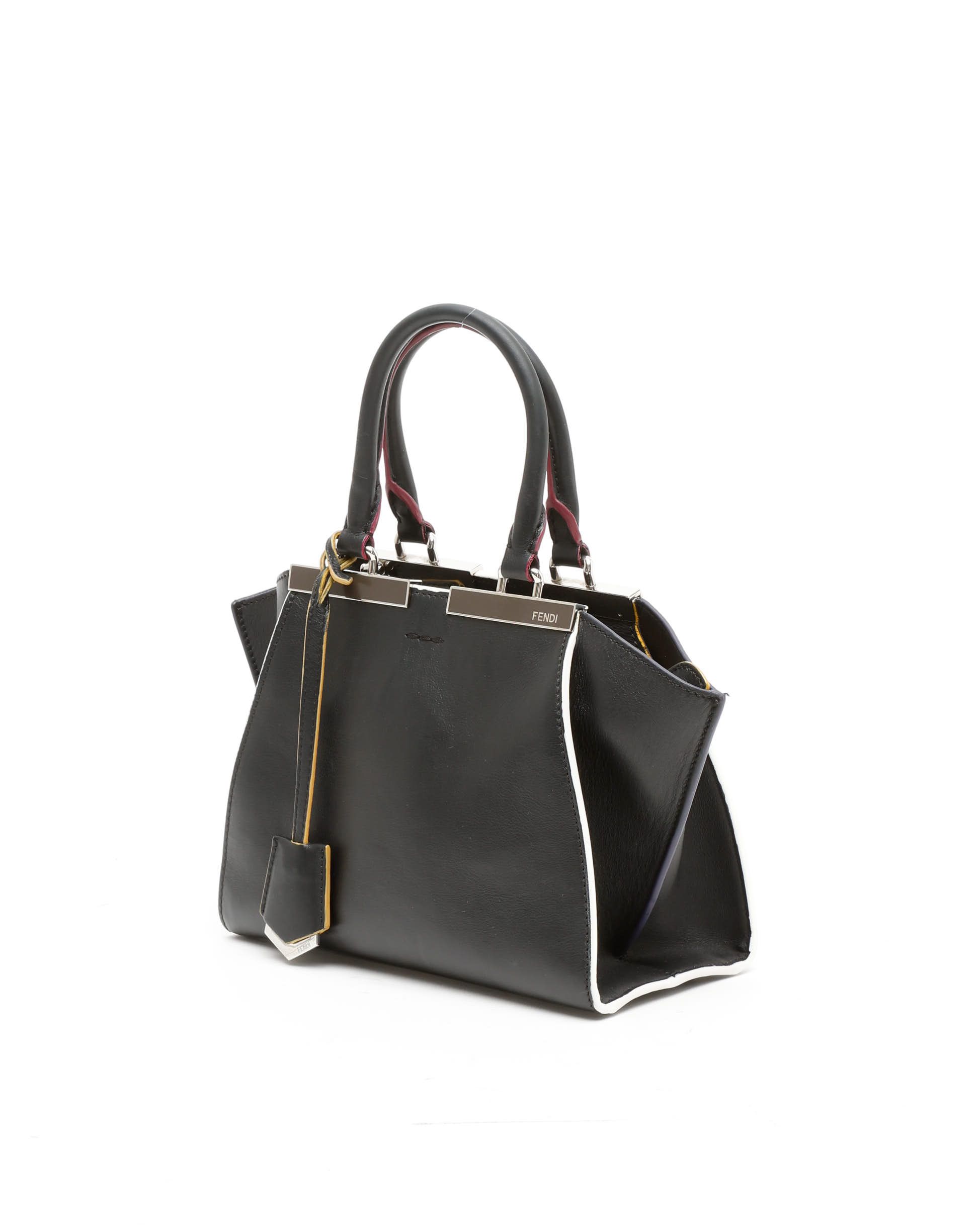 Fendi Mini 3jours Tote Bag In Black