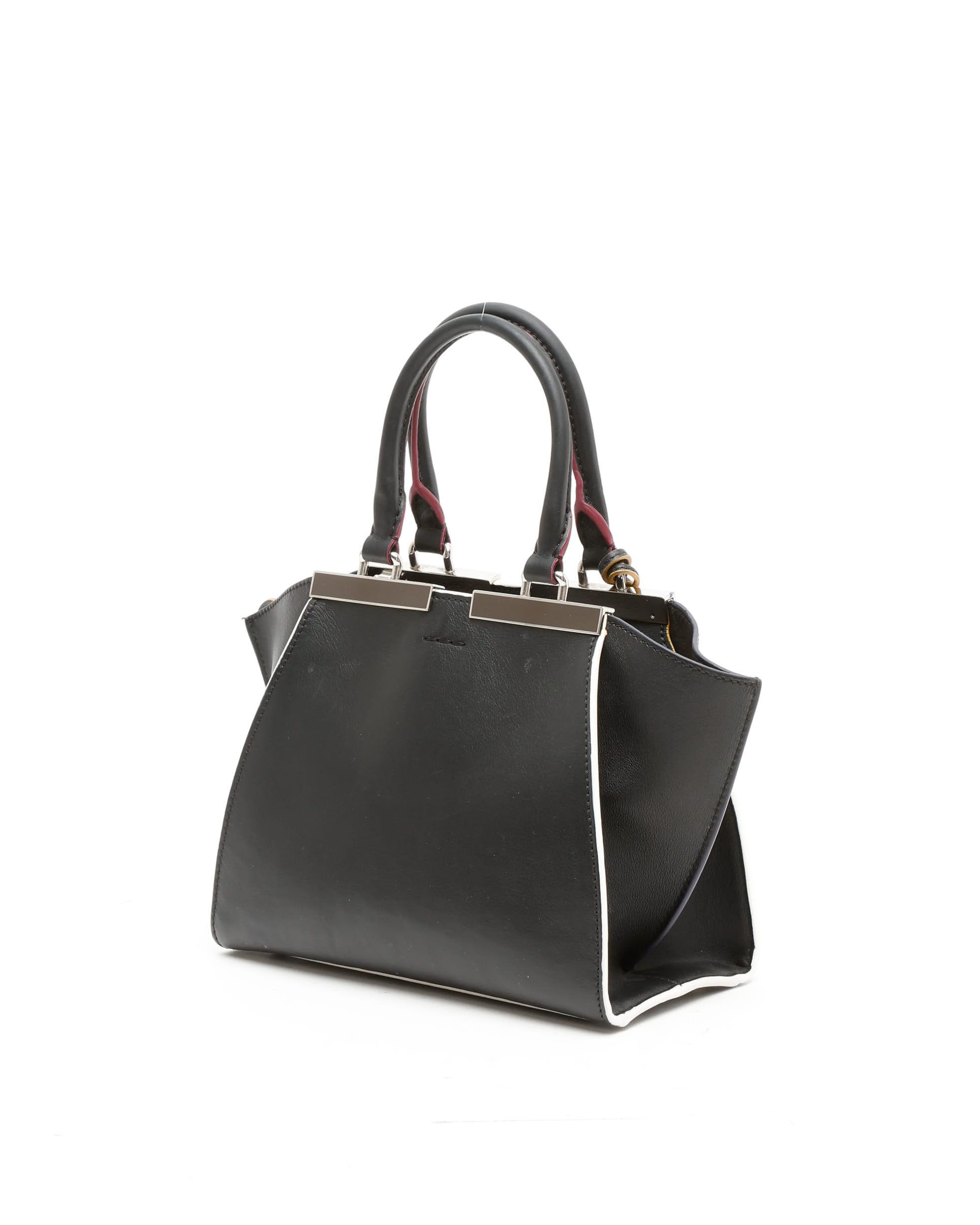Fendi Mini 3jours Tote Bag In Black