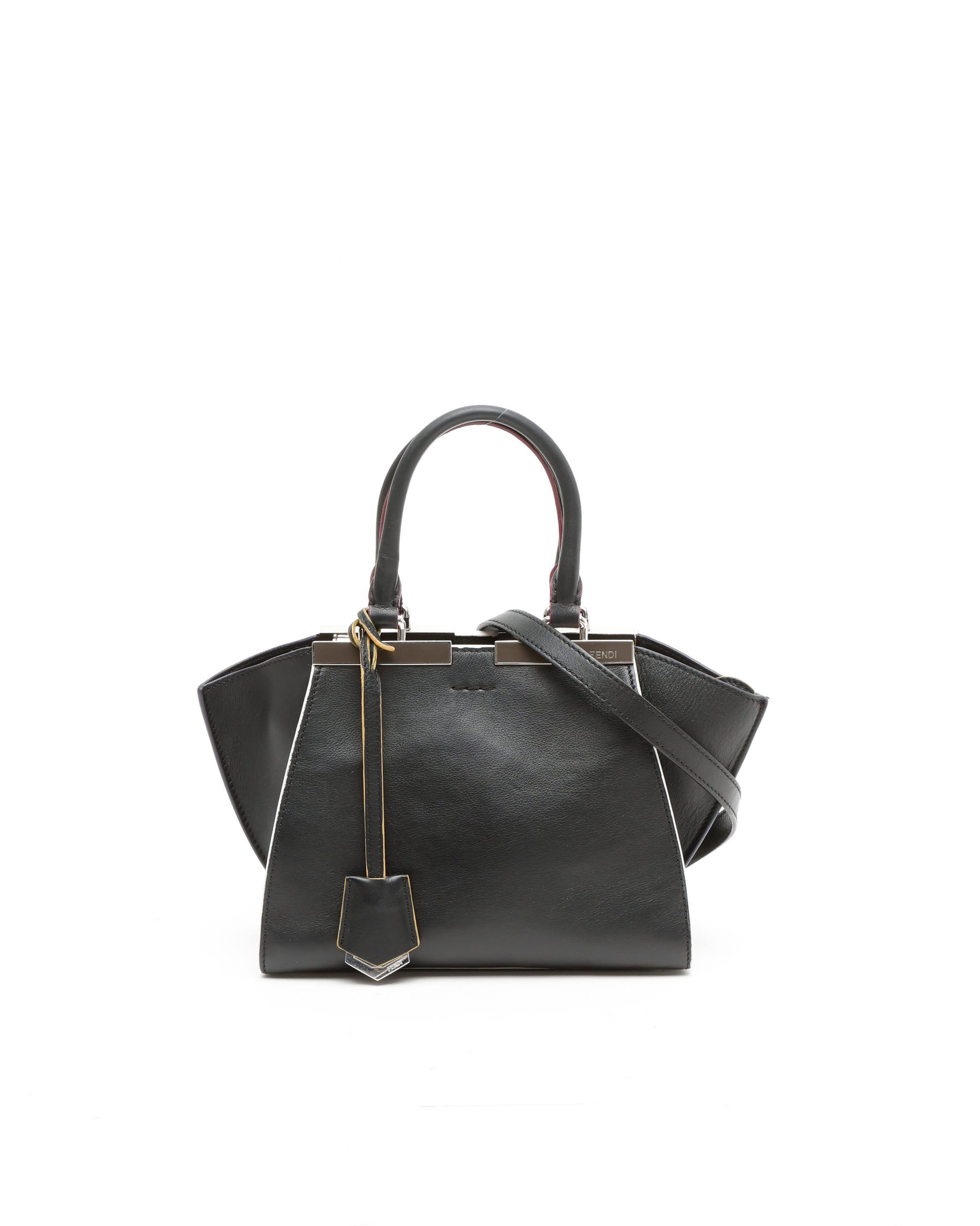 Fendi Mini 3jours Tote Bag In Black