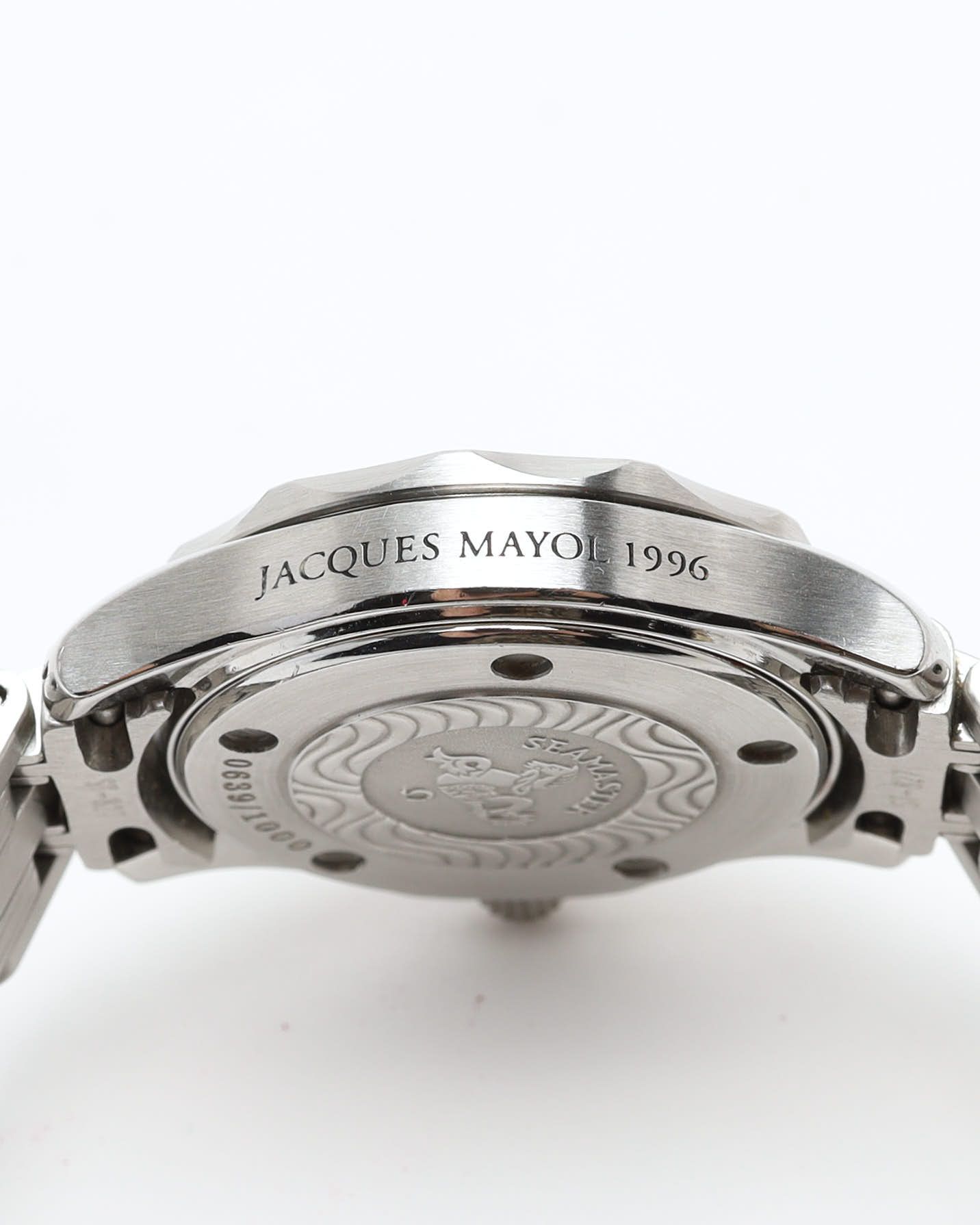 Omega Seamaster 300m 29mm Ref 2584.41 Jacques Mayol 1996 Watch In Green