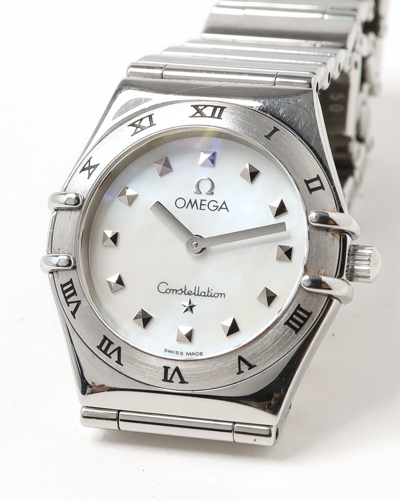 Omega Lady-constellation 25mm 1571.71 Full Set 1998 Watch In Metallic