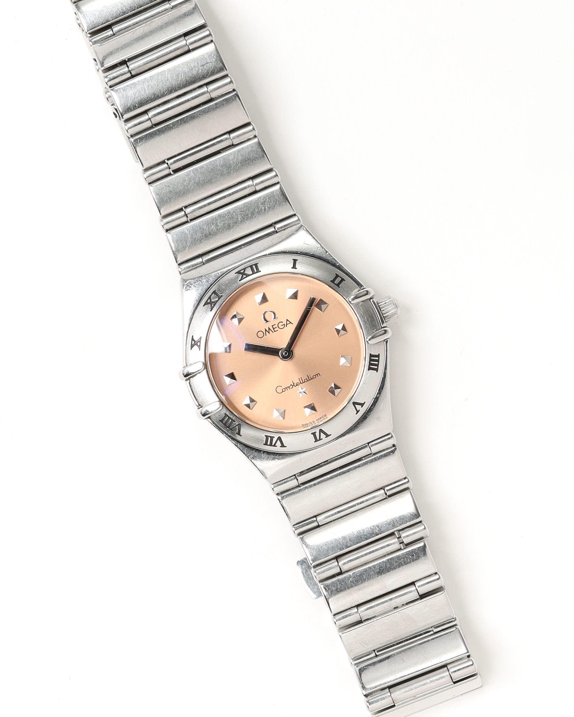Omega Lady-constellation 25mm Ref 795.1241 1998 Watch In Pink