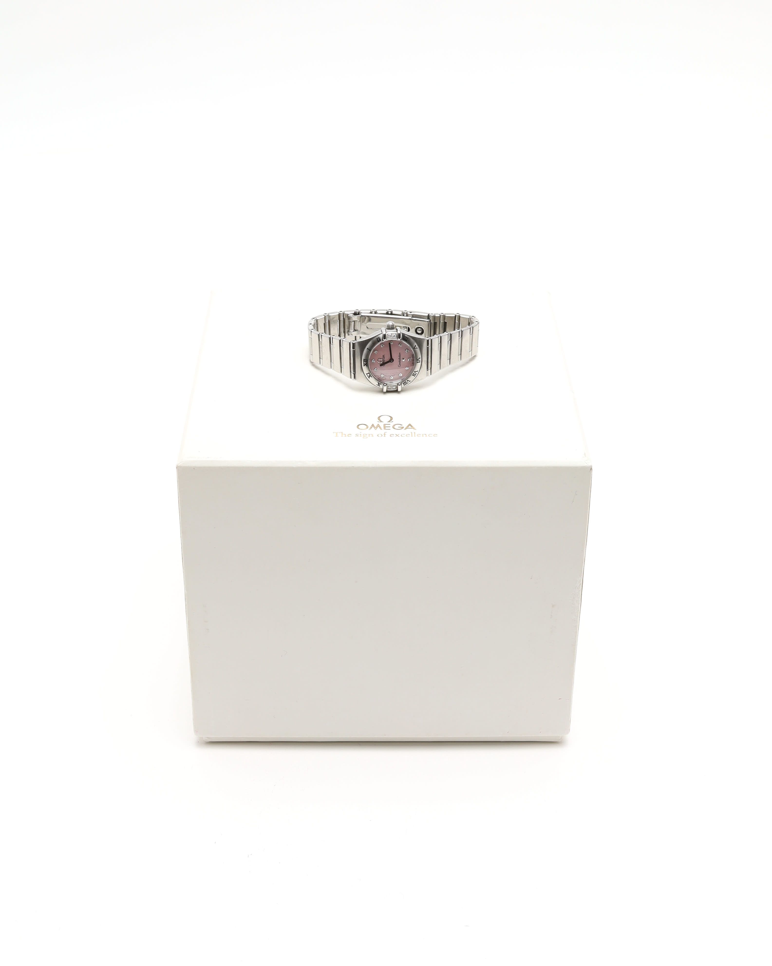 Omega Lady-constellation 22,5mm Ref 1567.66 Full Set 1998 Watch In Metallic