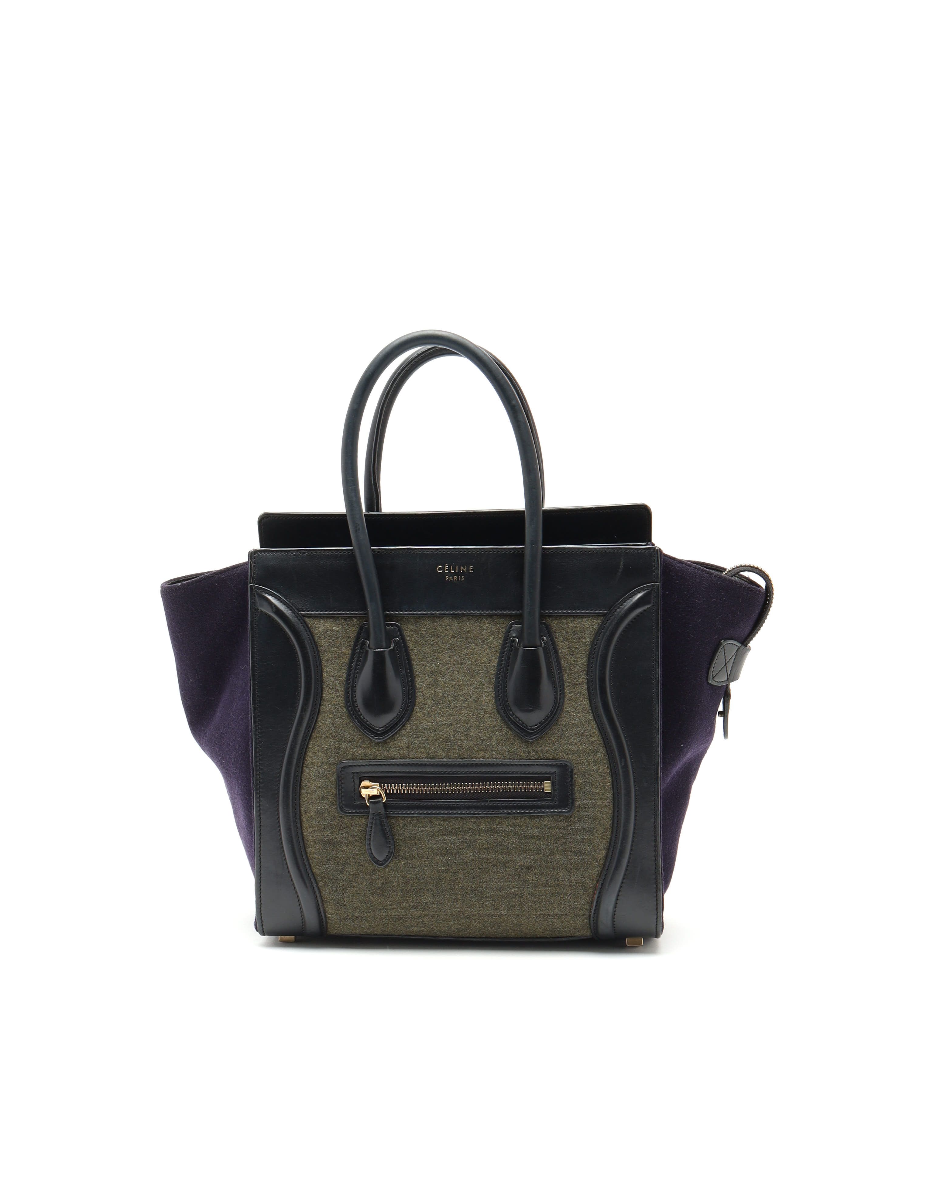 Celine Céline Luggage Micro Bag In Multi