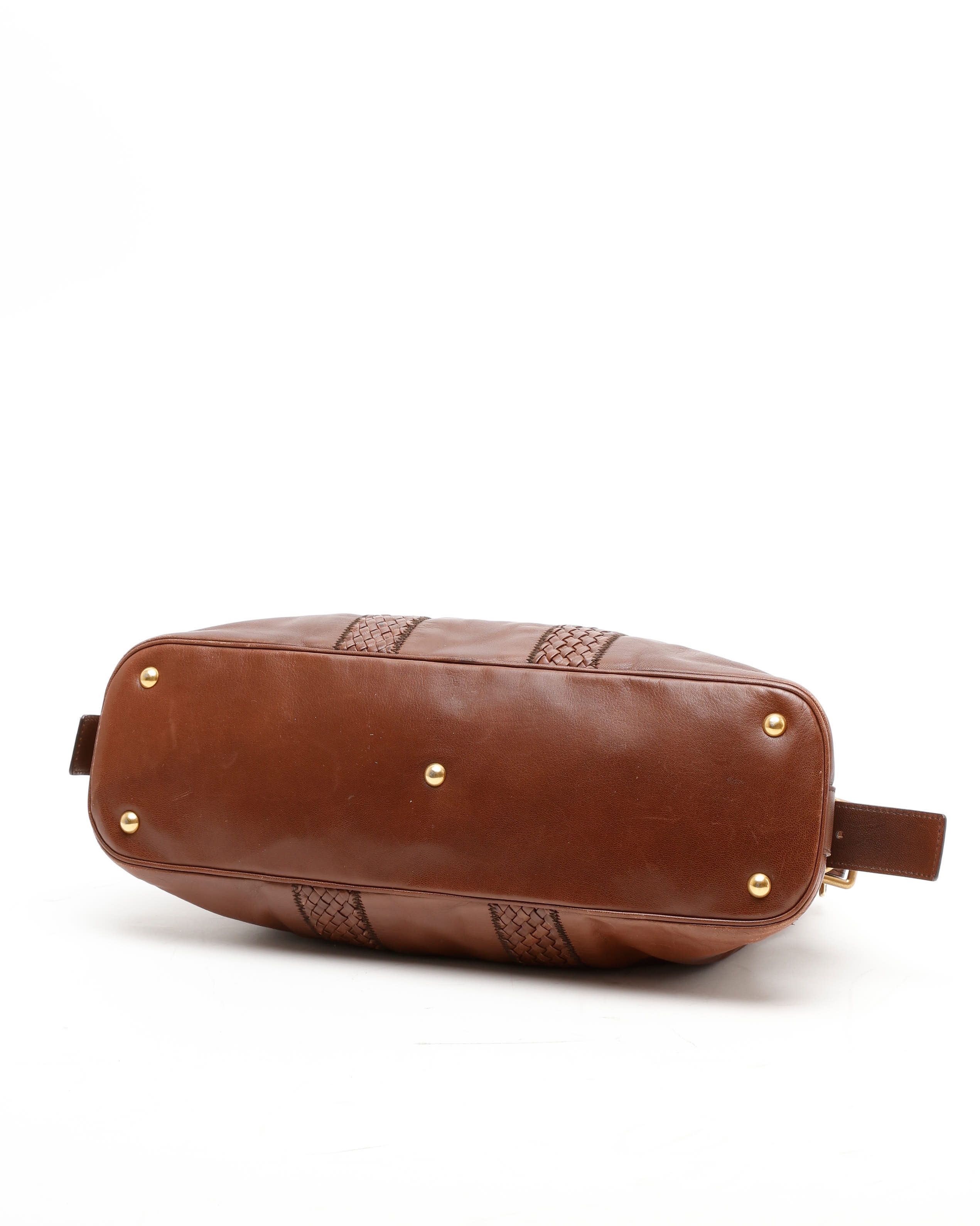 Saint Laurent Yves Muse Bag In Brown