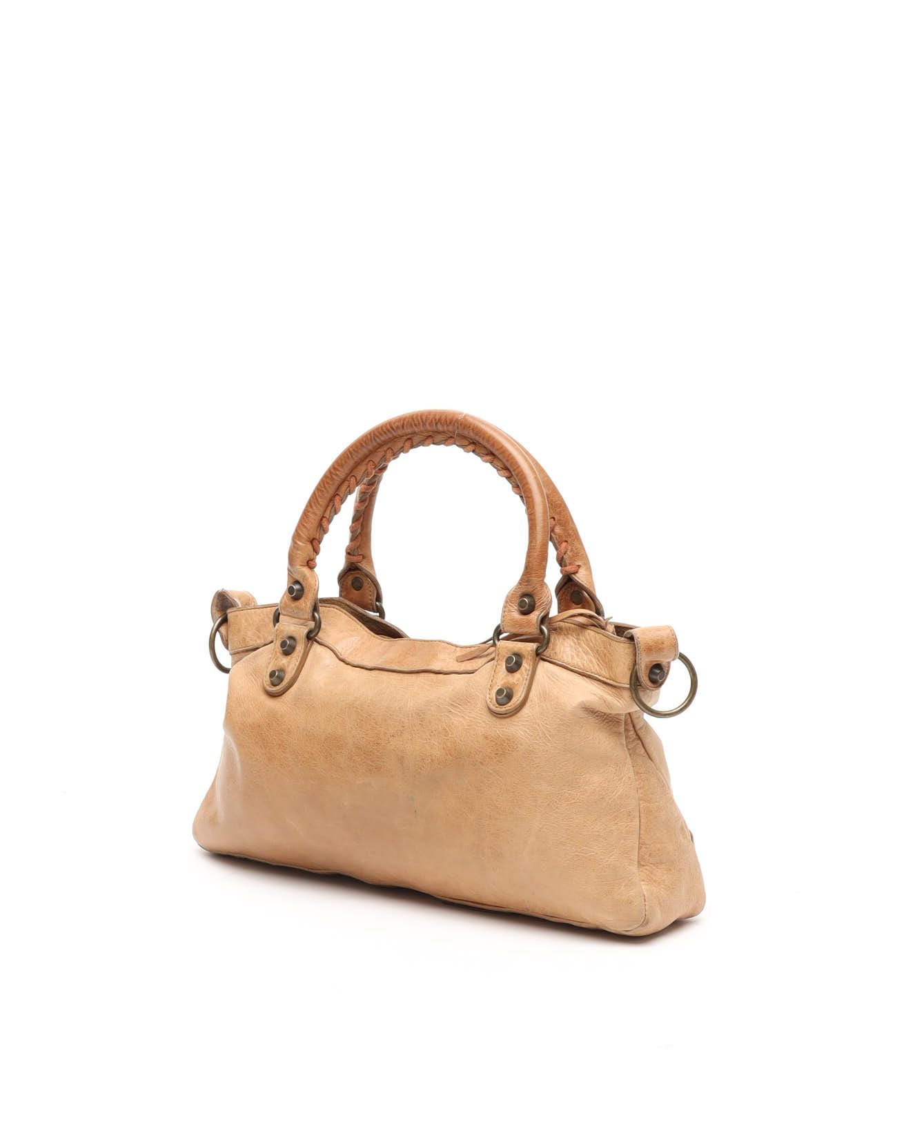 Balenciaga First Bag In Neutral