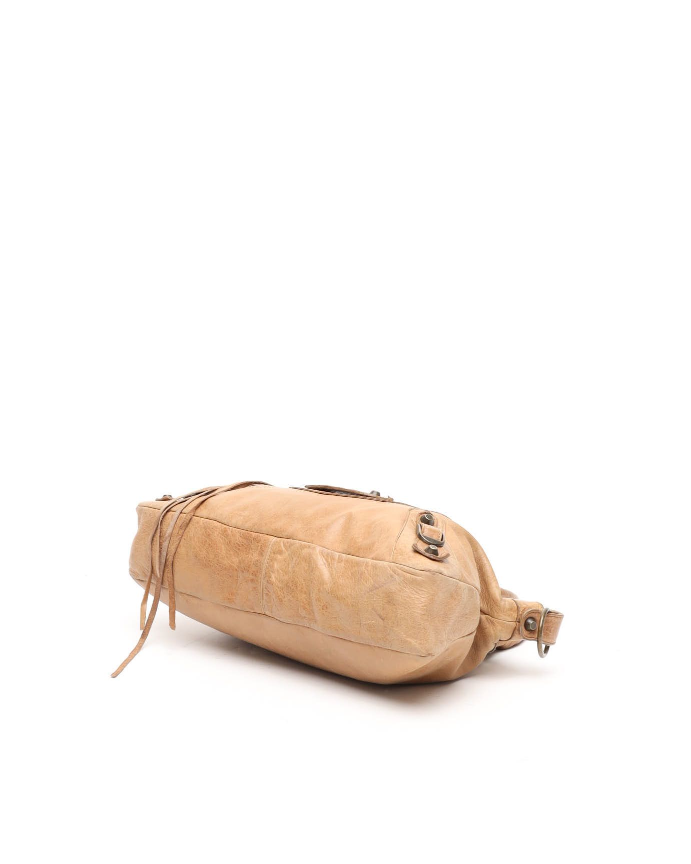 Balenciaga First Bag In Neutral