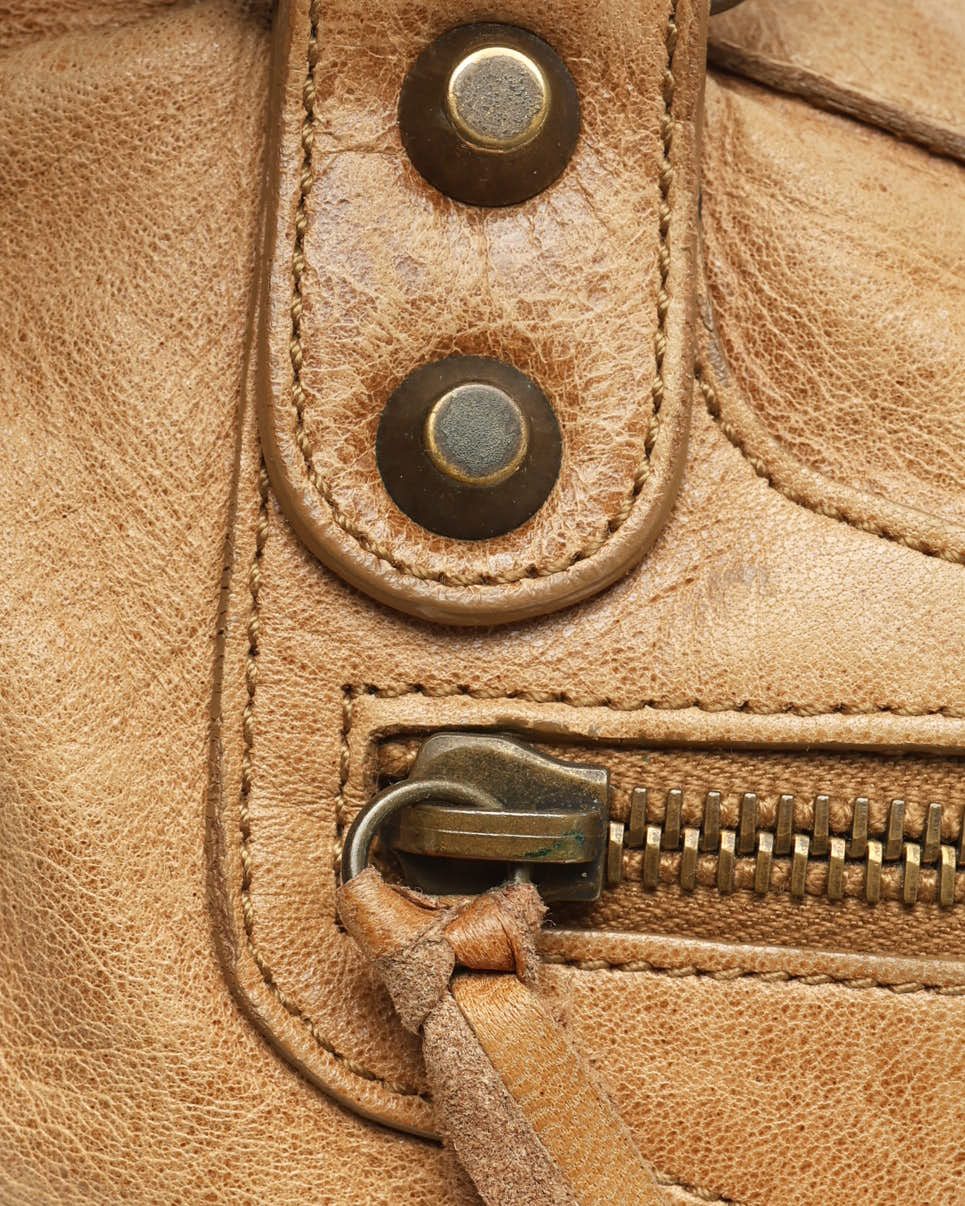 Balenciaga First Bag In Neutral