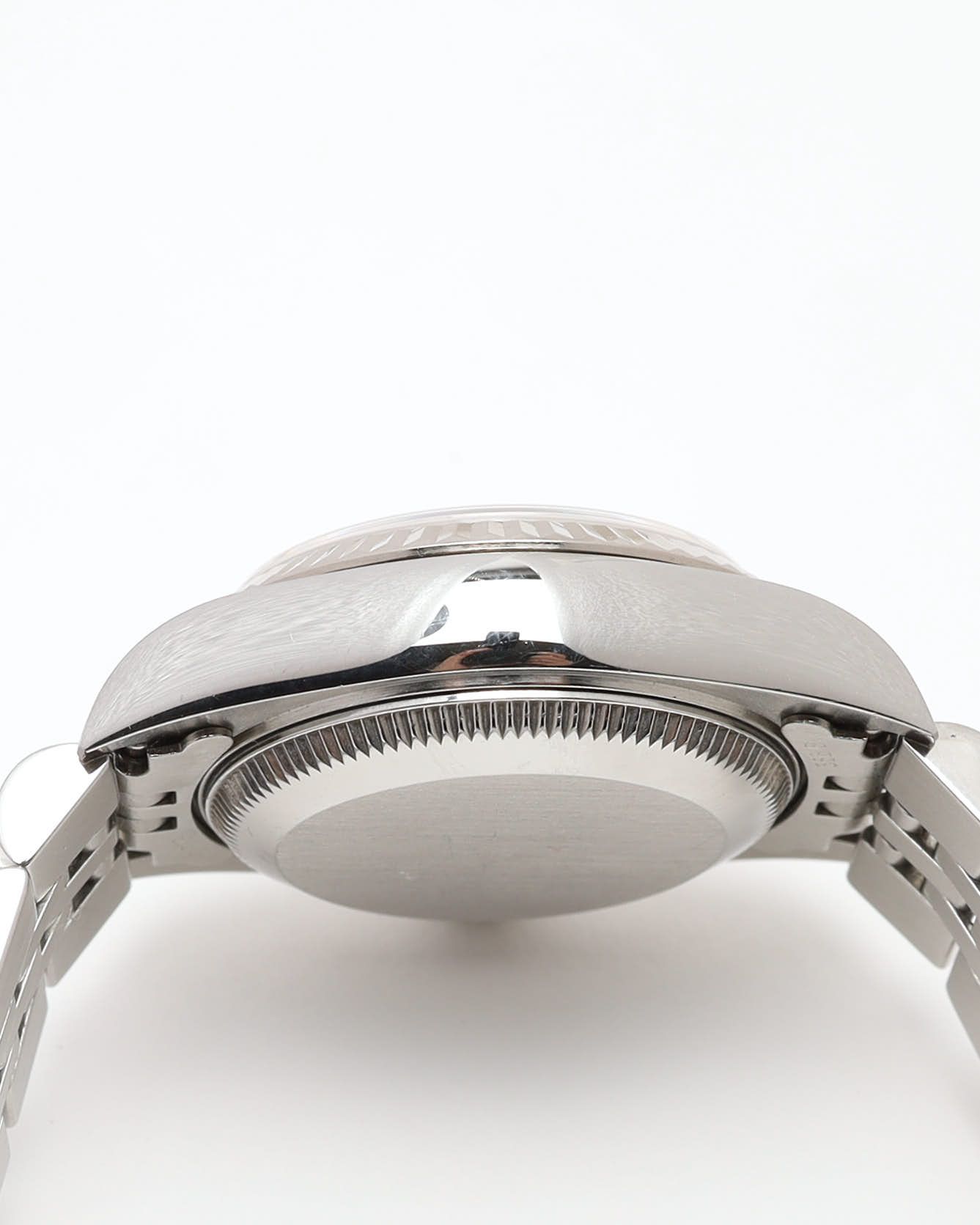 Rolex Lady-datejust 26mm Ref 69174 1993 Diamond Dial Watch In Metallic