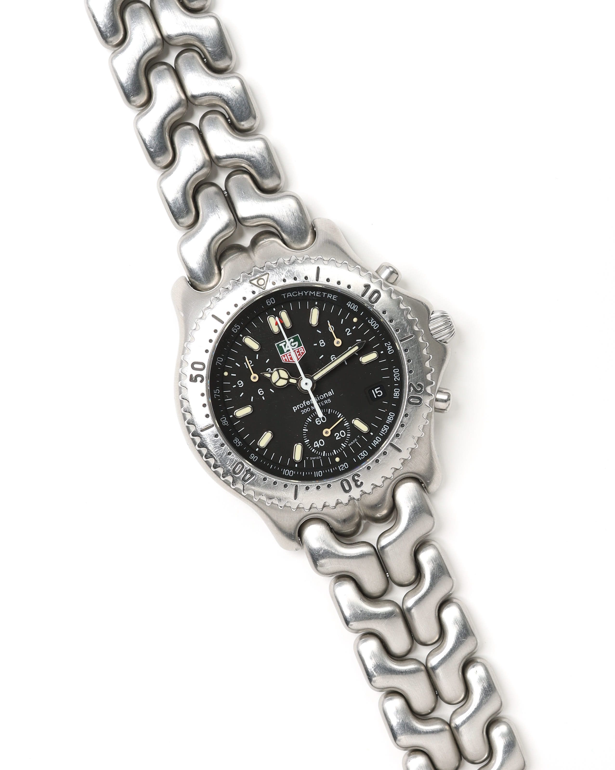 Tag Heuer Professional 2000 Sel 38mm Ref Cg1110-0 Watch In Metallic