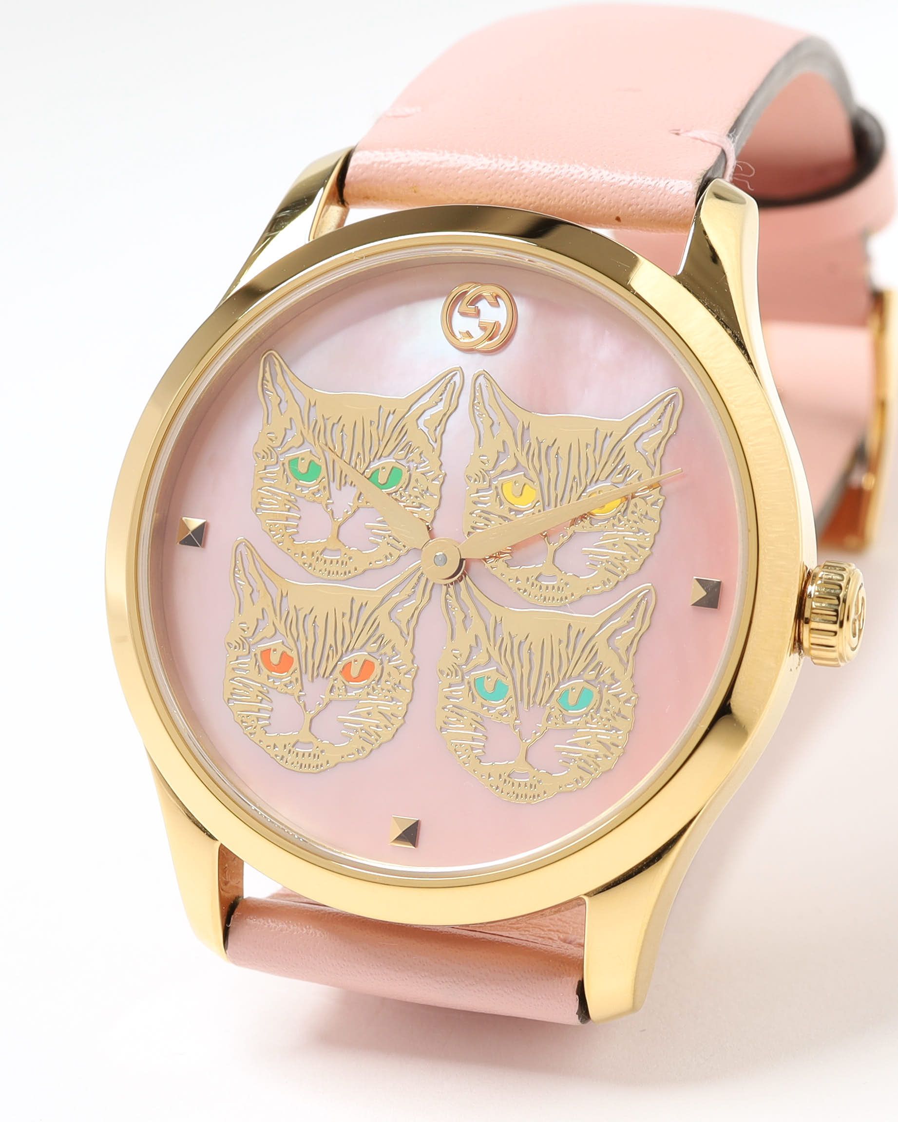 Gucci G-timeless 38mm Ref 126.4 Watch In Pink