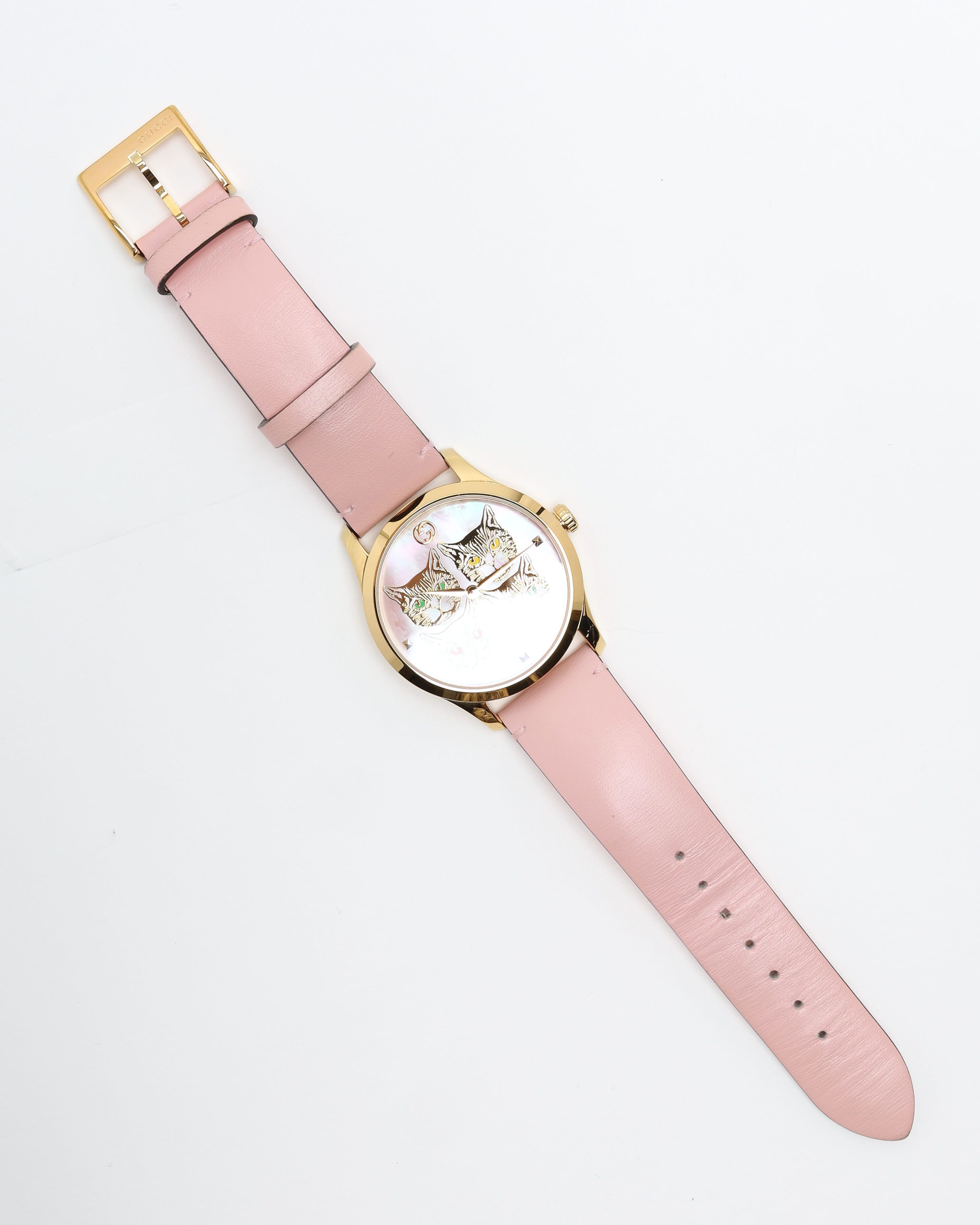 Gucci G-timeless 38mm Ref 126.4 Watch In Pink