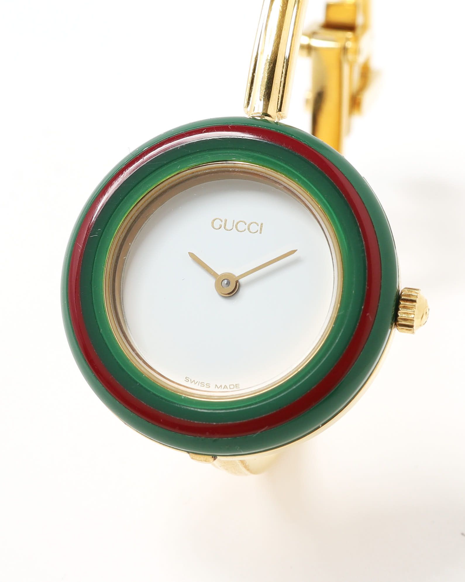 Gucci Change Bezel 26mm Ref 11/12.2 Watch In Brown
