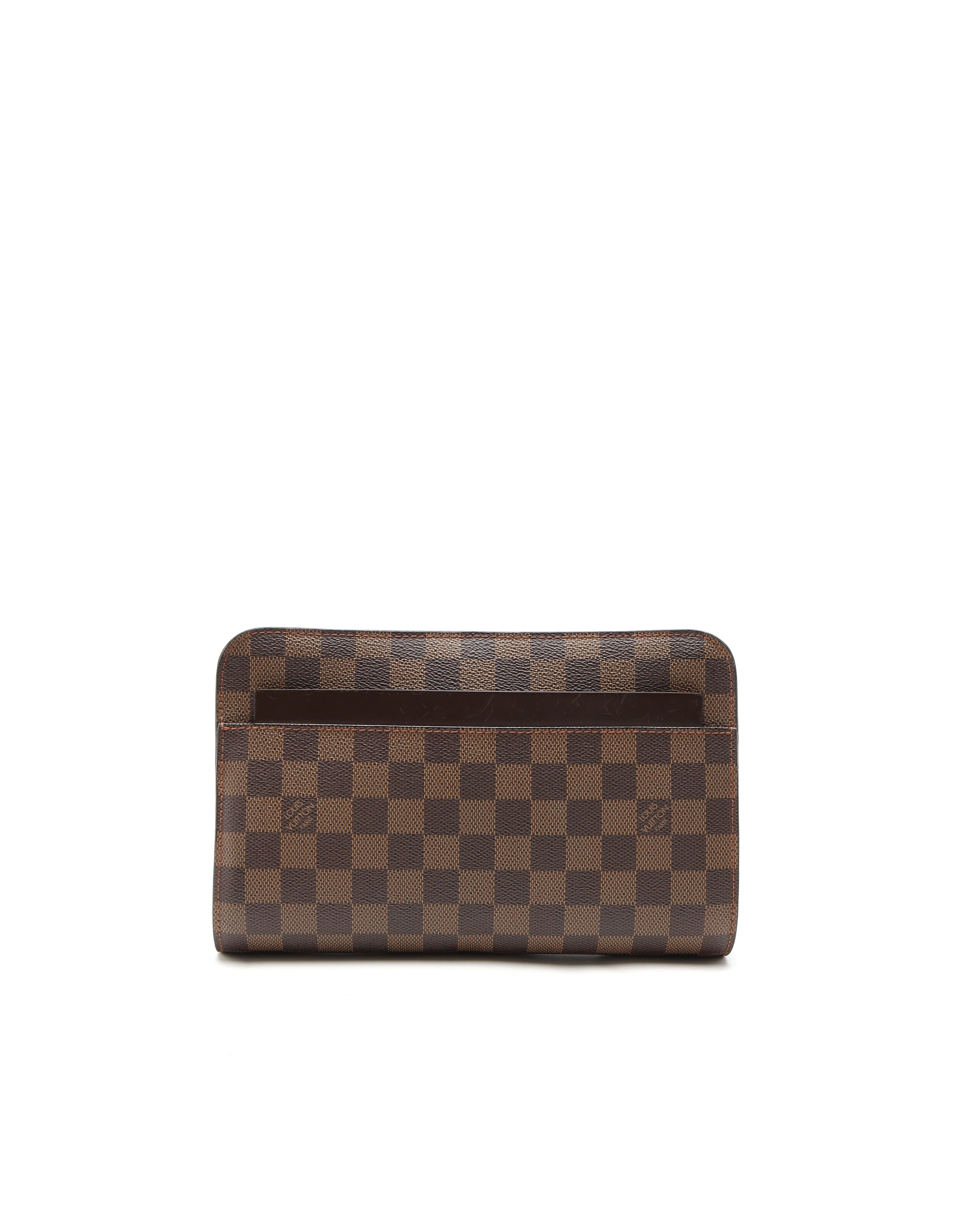 Louis Vuitton Damier Ebene Saint Louis Clutch Bag