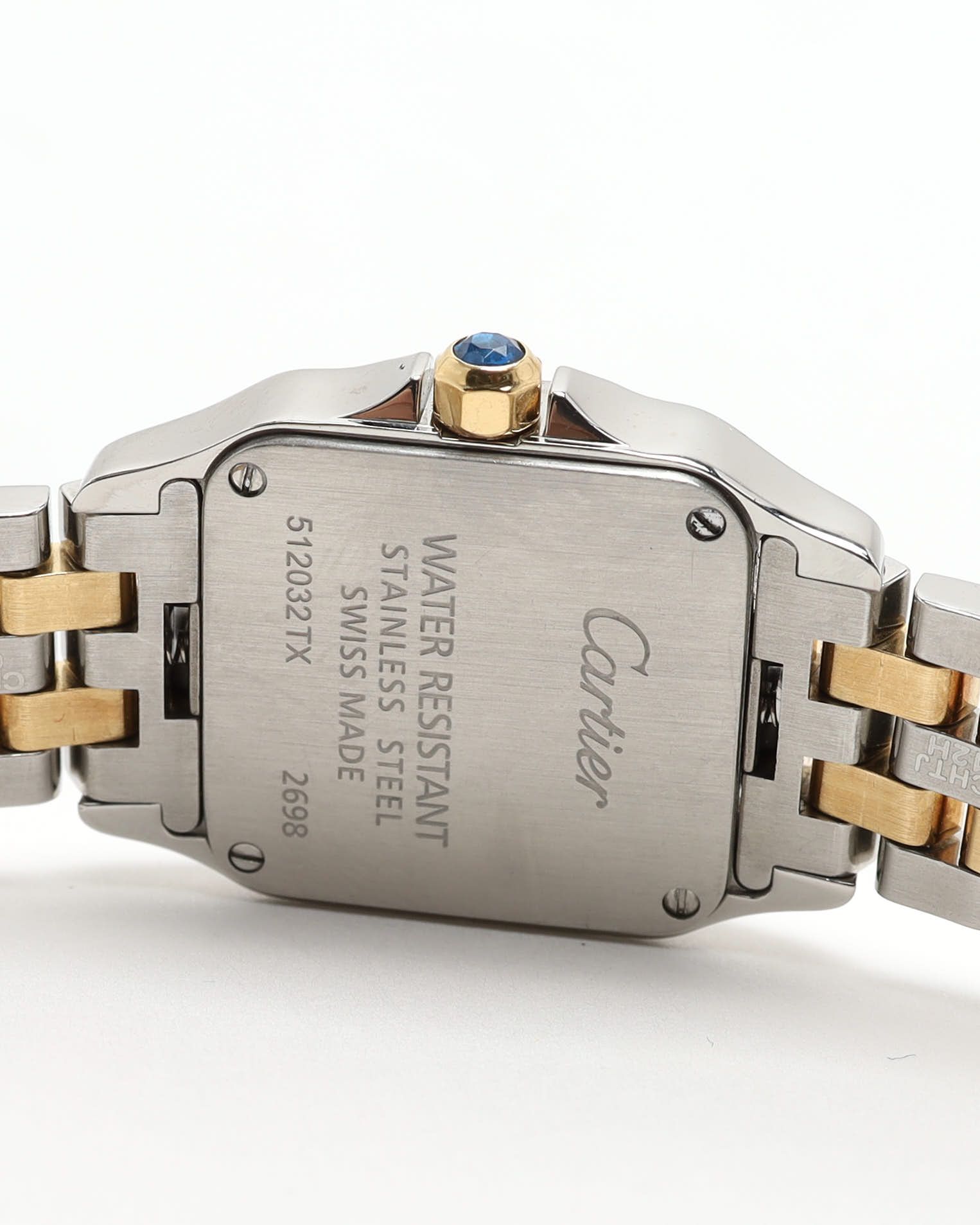 Cartier Santos Demoiselle 20mm Two-tone Full Set 2014 Watch In Metallic
