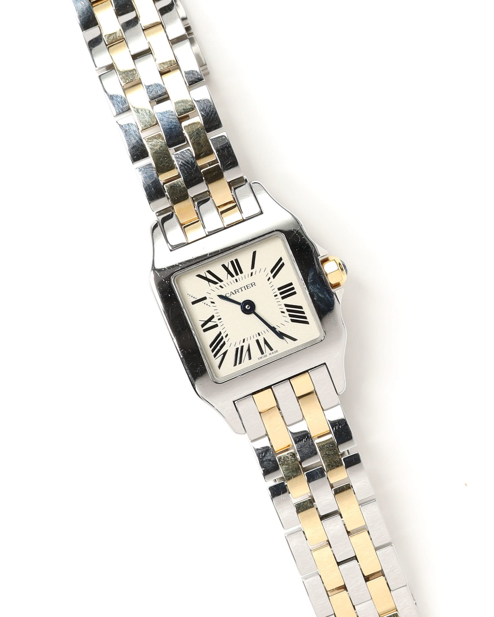 Cartier Santos Demoiselle 20mm Two-tone Full Set 2014 Watch In White
