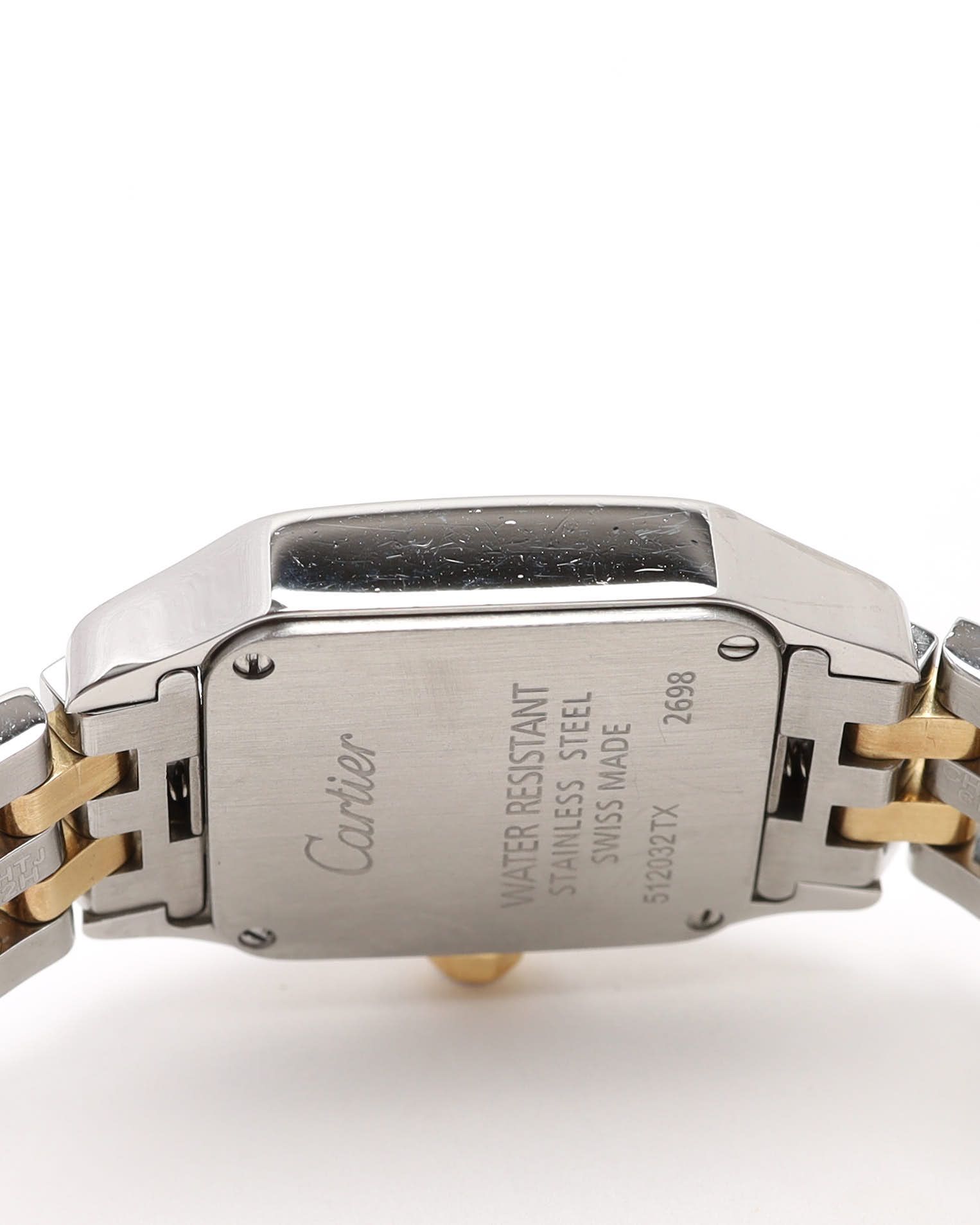 Cartier Santos Demoiselle 20mm Two-tone Full Set 2014 Watch In Metallic