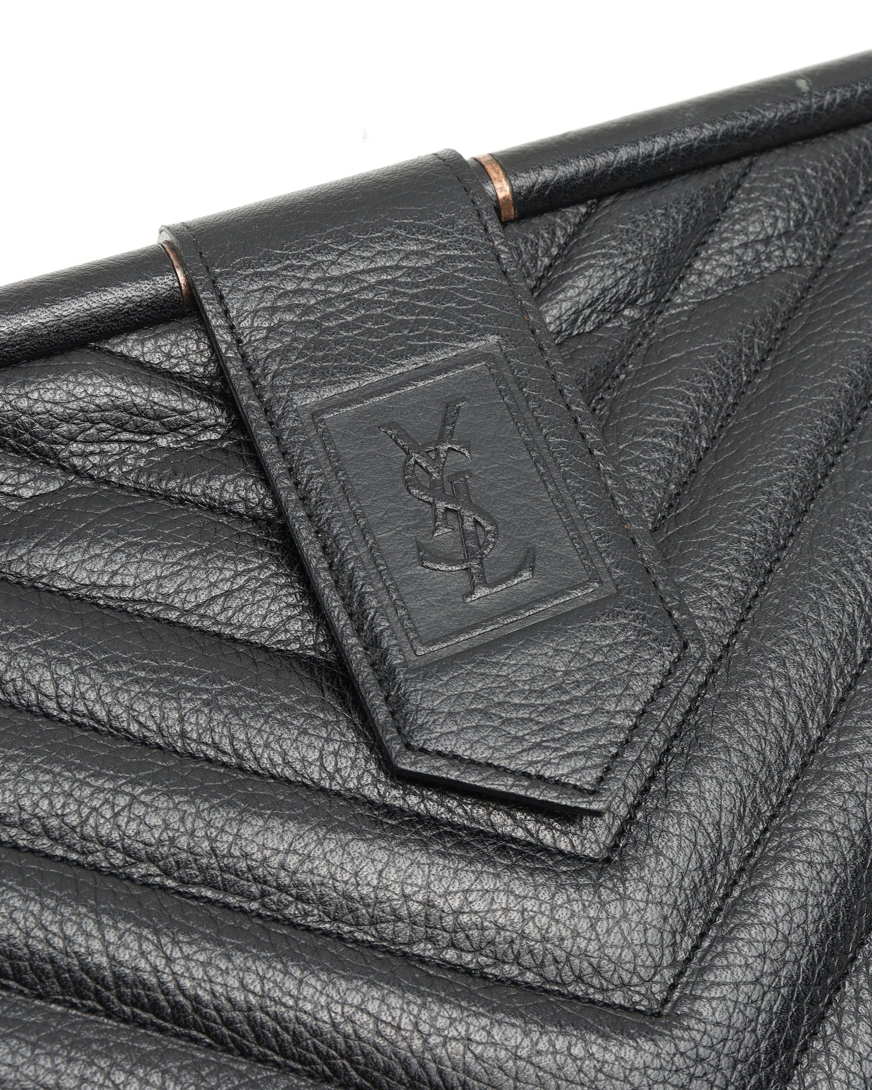 Saint Laurent Clutch Bag In Black