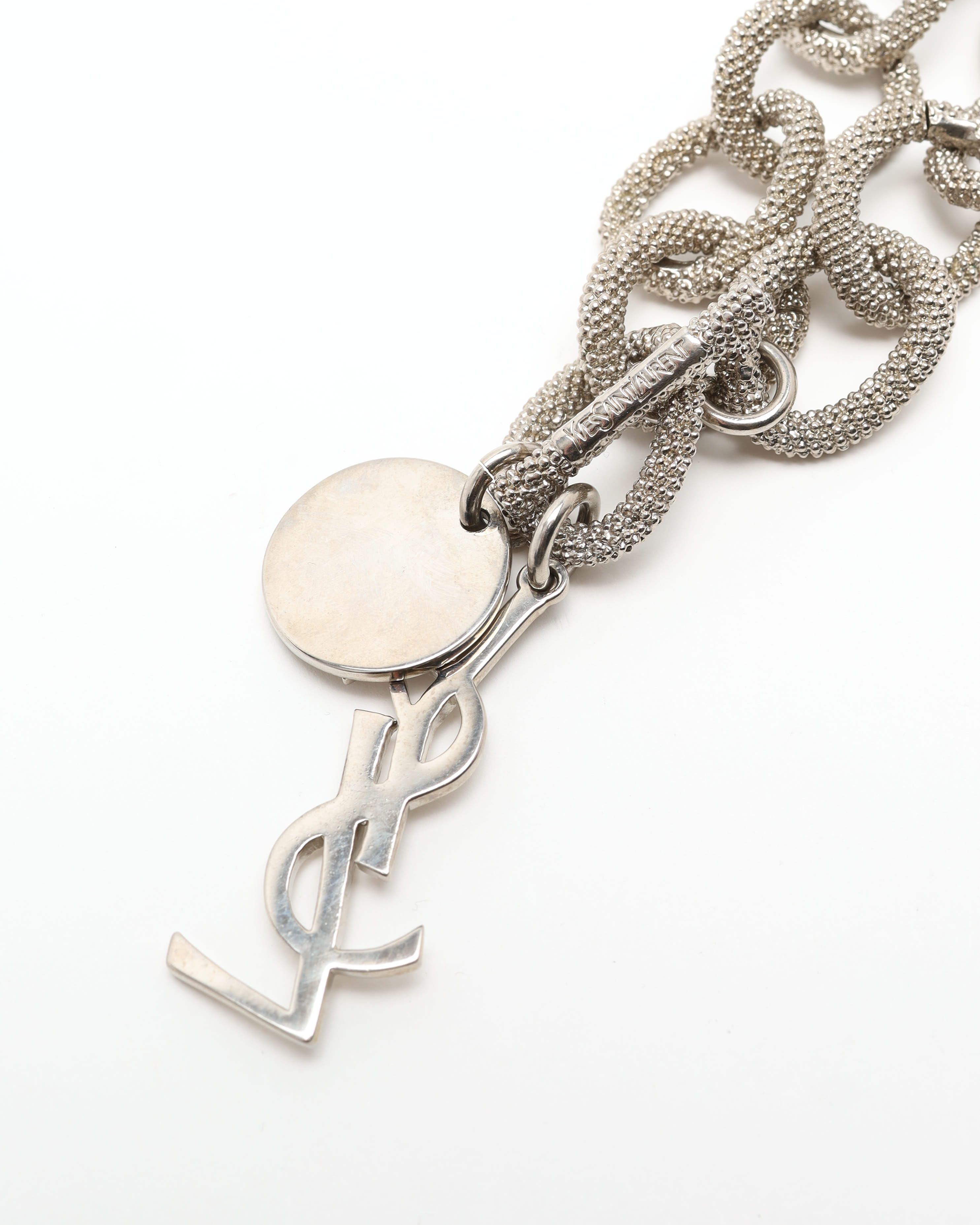 Saint Laurent Chain Bracelet In Silver