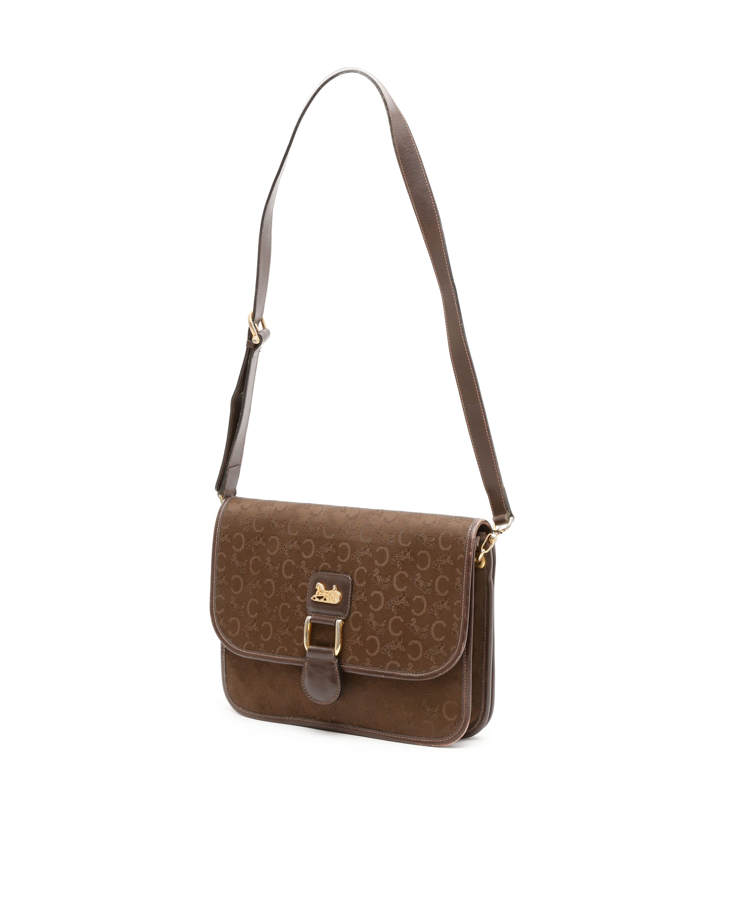 Celine Céline C Carriage Bag In Brown
