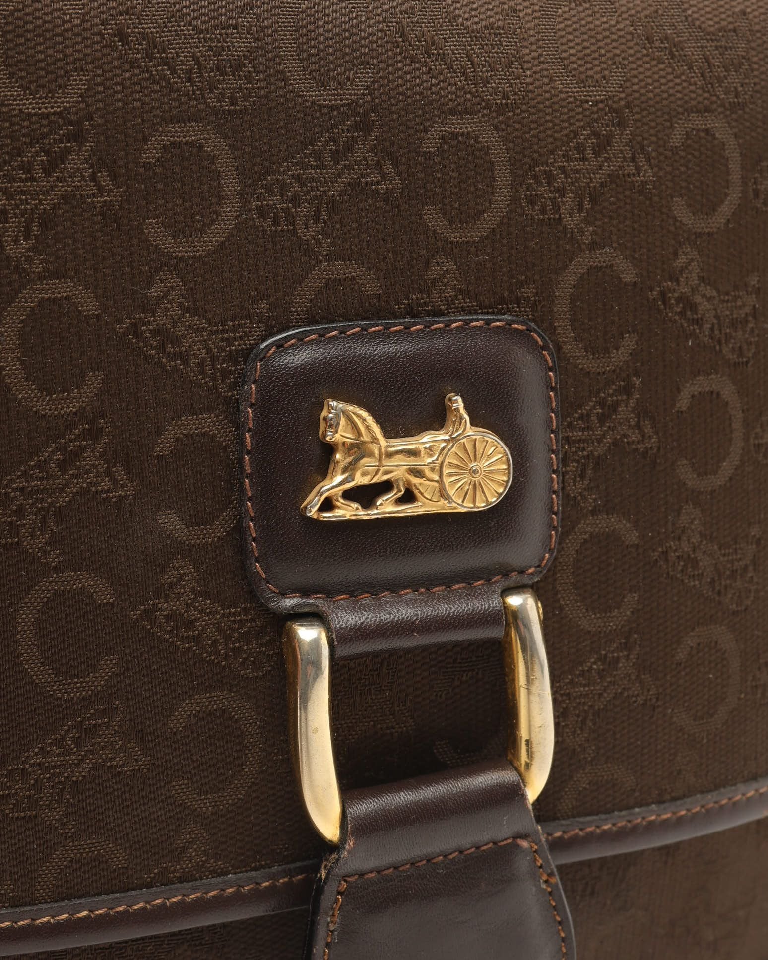 Celine Céline C Carriage Bag In Brown