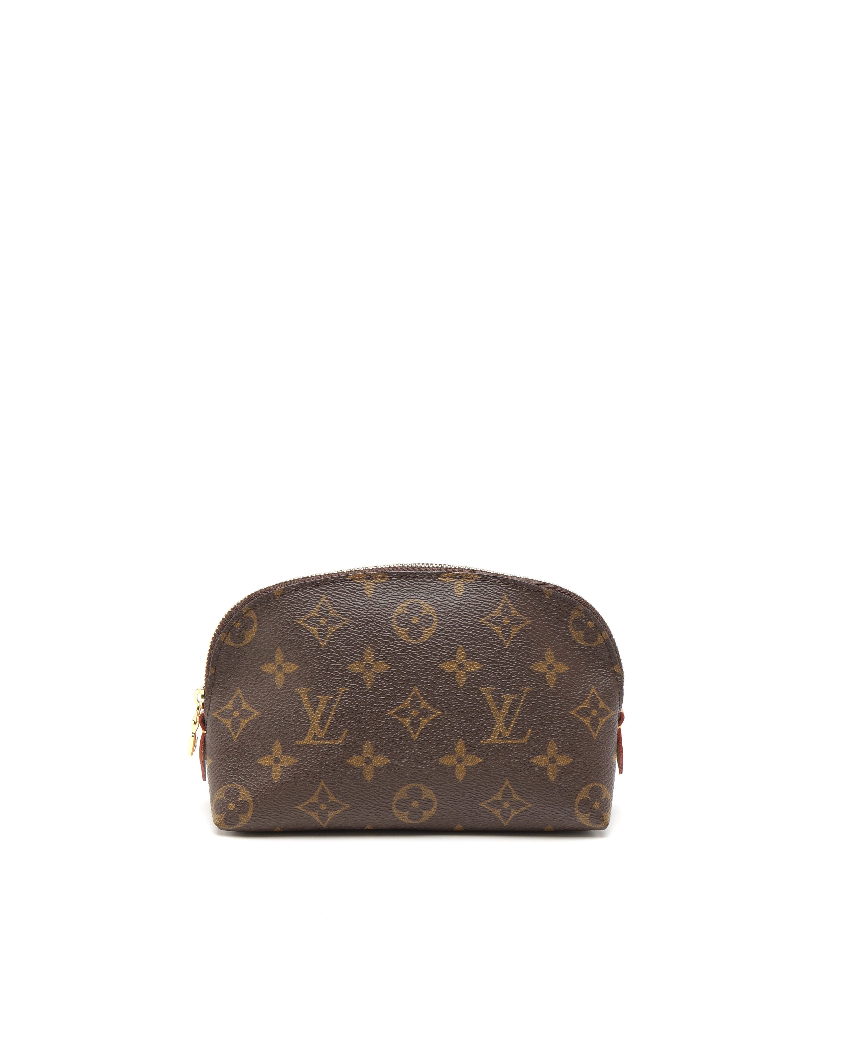 Pre-owned Louis Vuitton Monogram Cosmetic Pouch In Brown