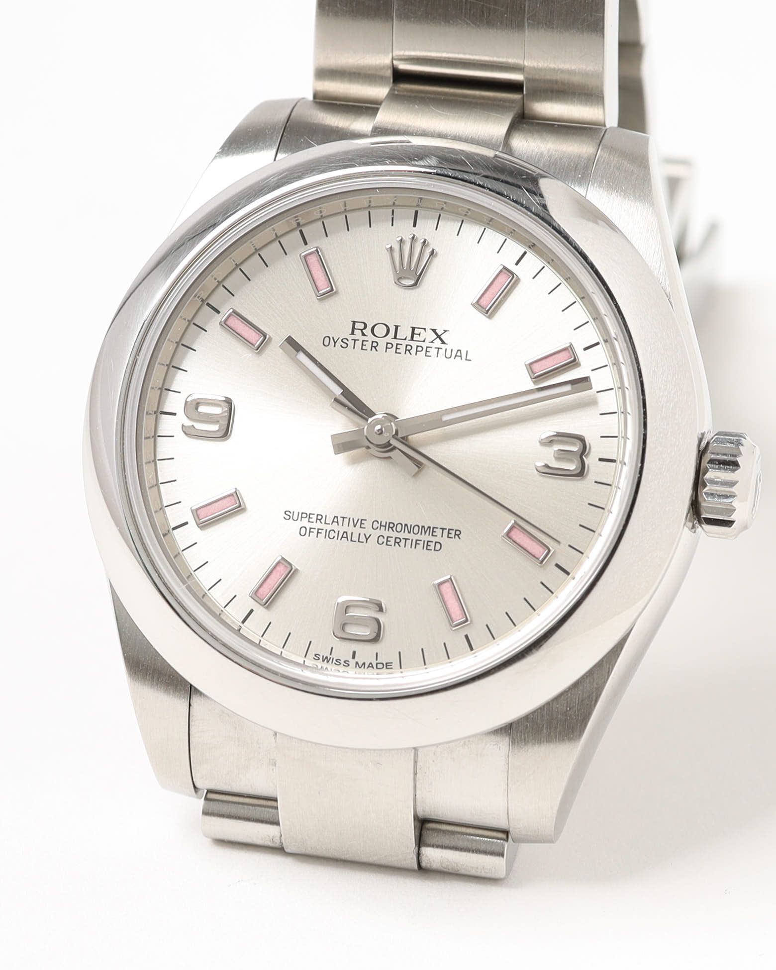 Rolex Oyster Perpetual 31mm Ref 177200 Full Set 2019 Watch In Silver