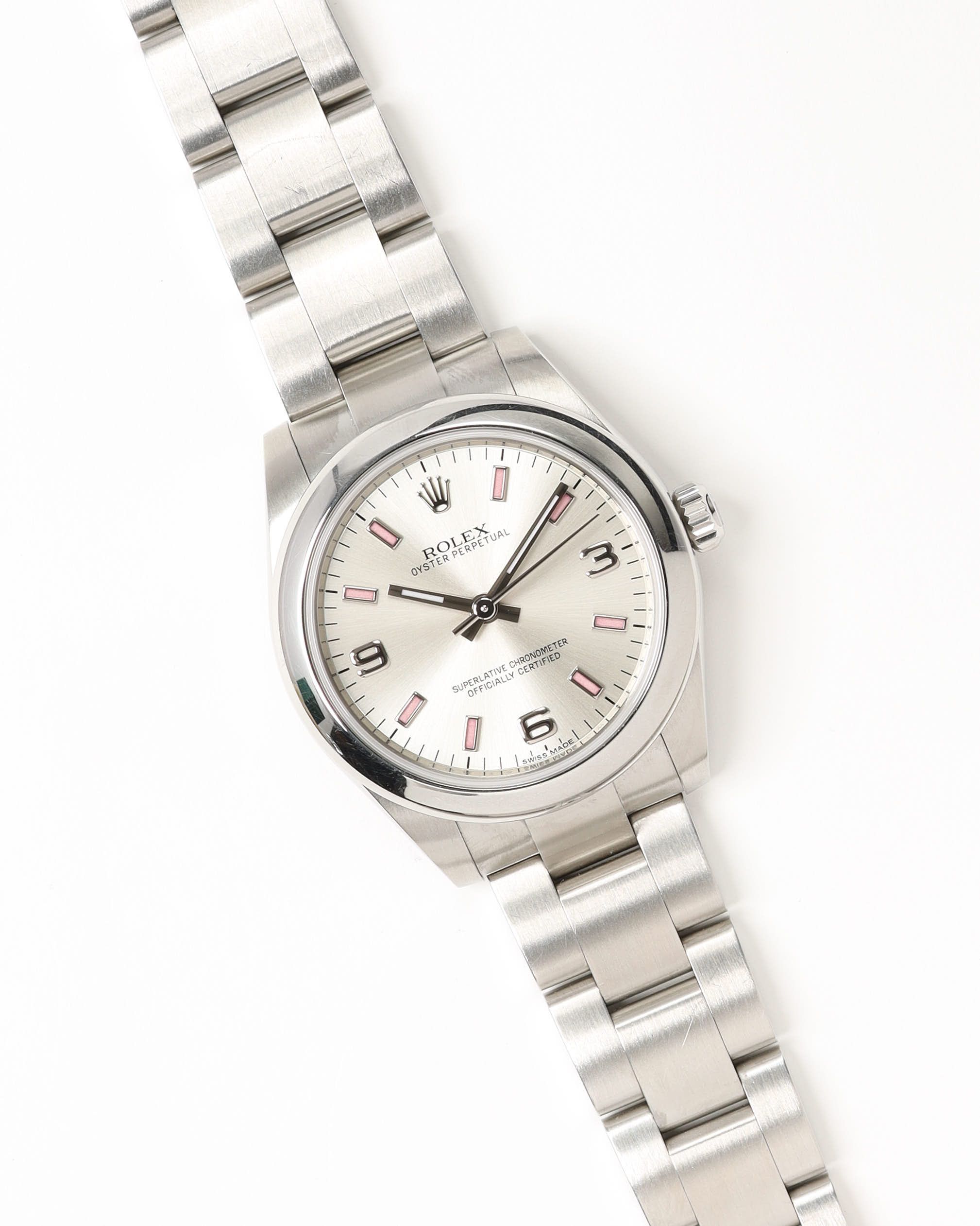 Rolex Oyster Perpetual 31mm Ref 177200 Full Set 2019 Watch In Silver