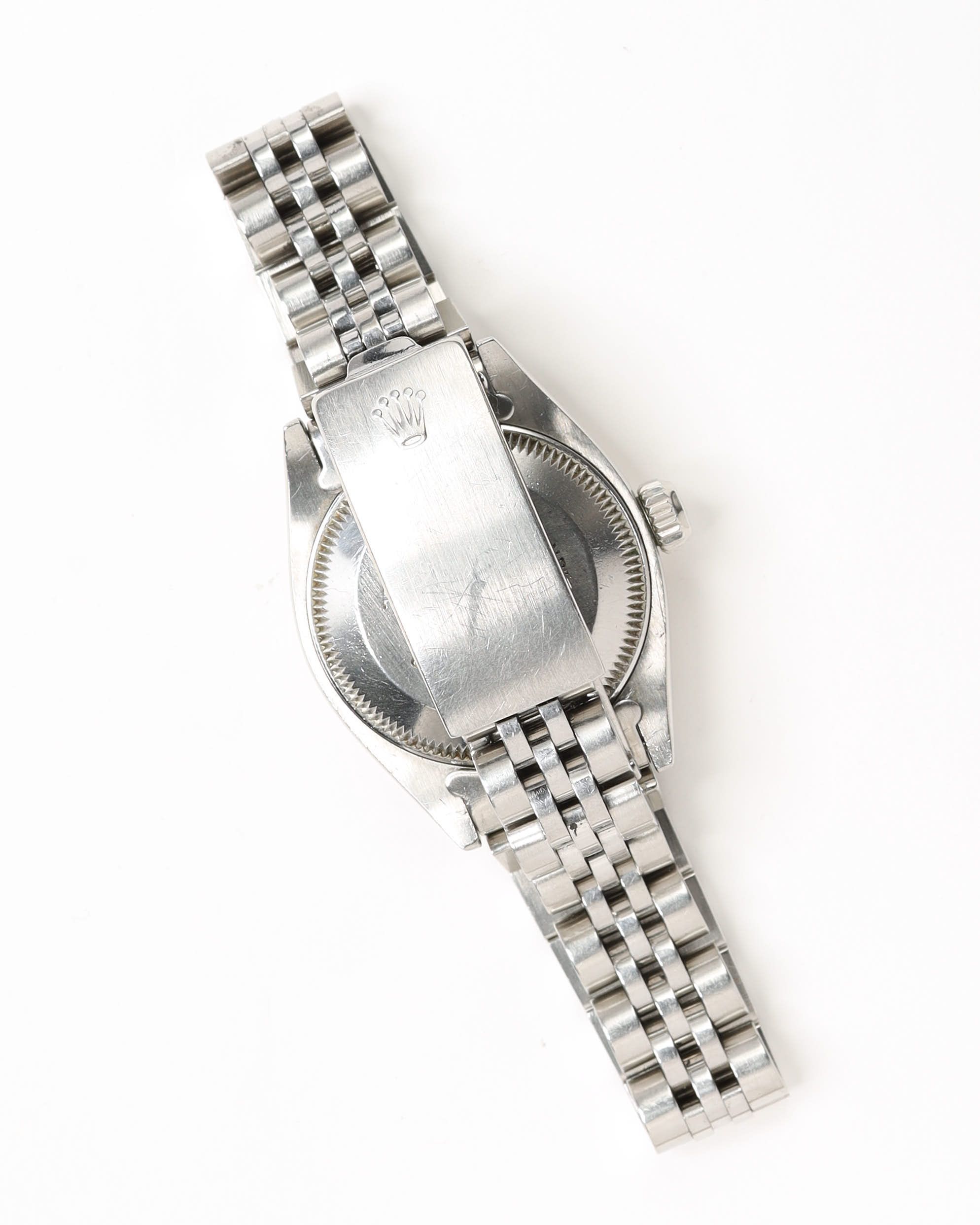 Rolex Lady-oyster Perpetual Date 26mm Ref 6917 1982 Watch In Silver