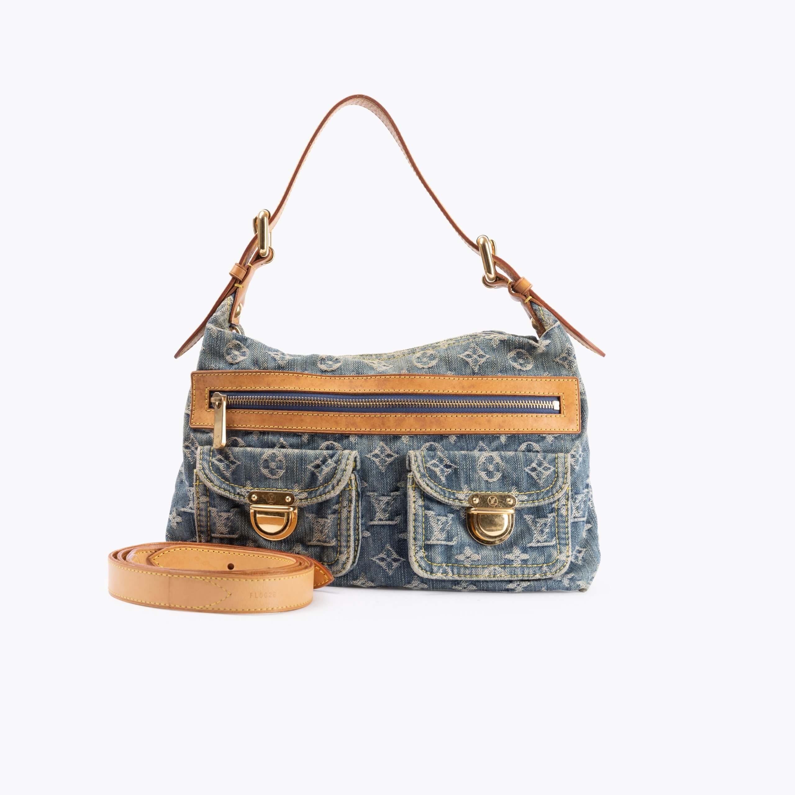 LOUIS VUITTON Denim Baggy PM Bag