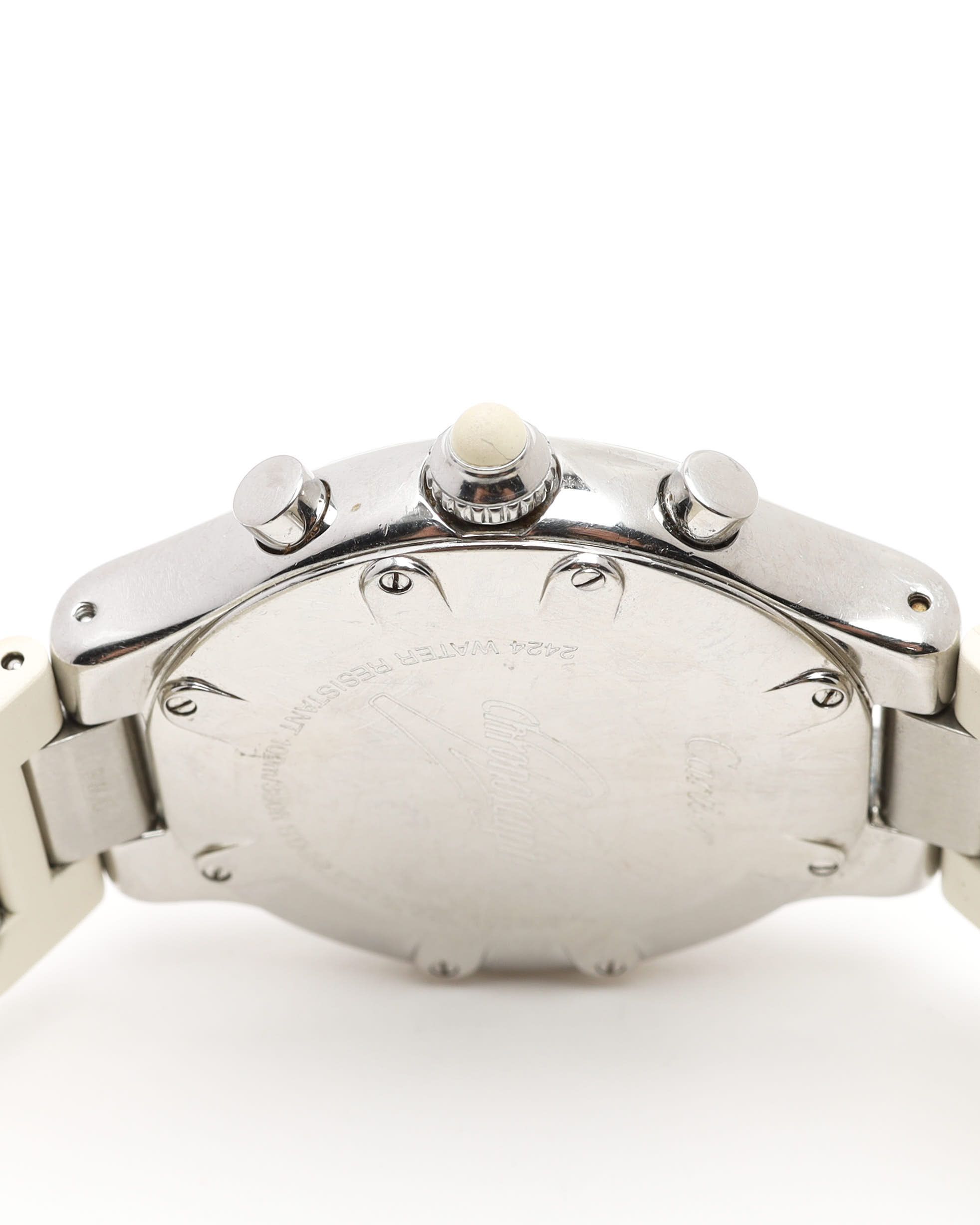 Cartier 21 Chronoscaph 38mm Ref 2424 Watch In White