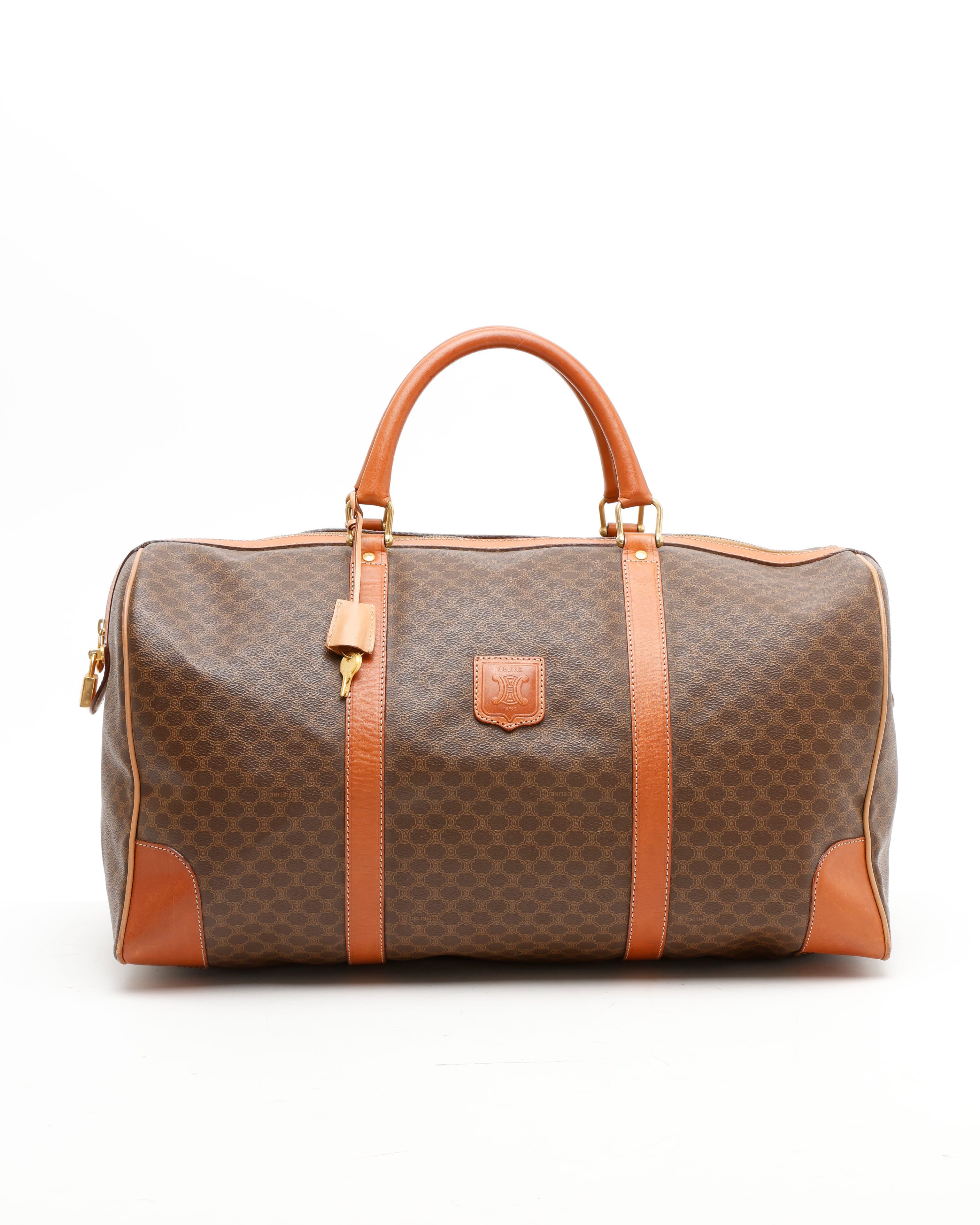 Céline Macadam Boston Bag