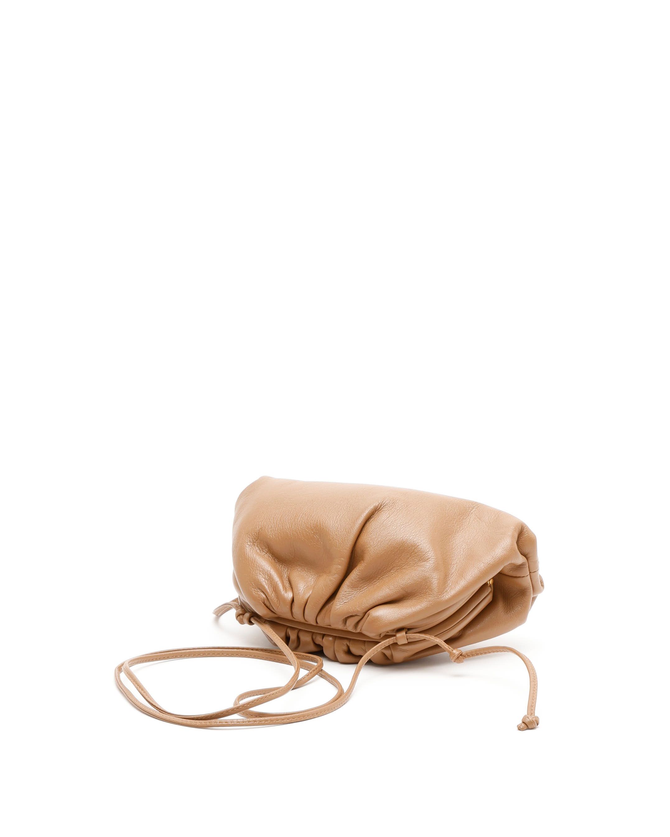 Bottega Veneta Mini The Pouch Bag In Brown