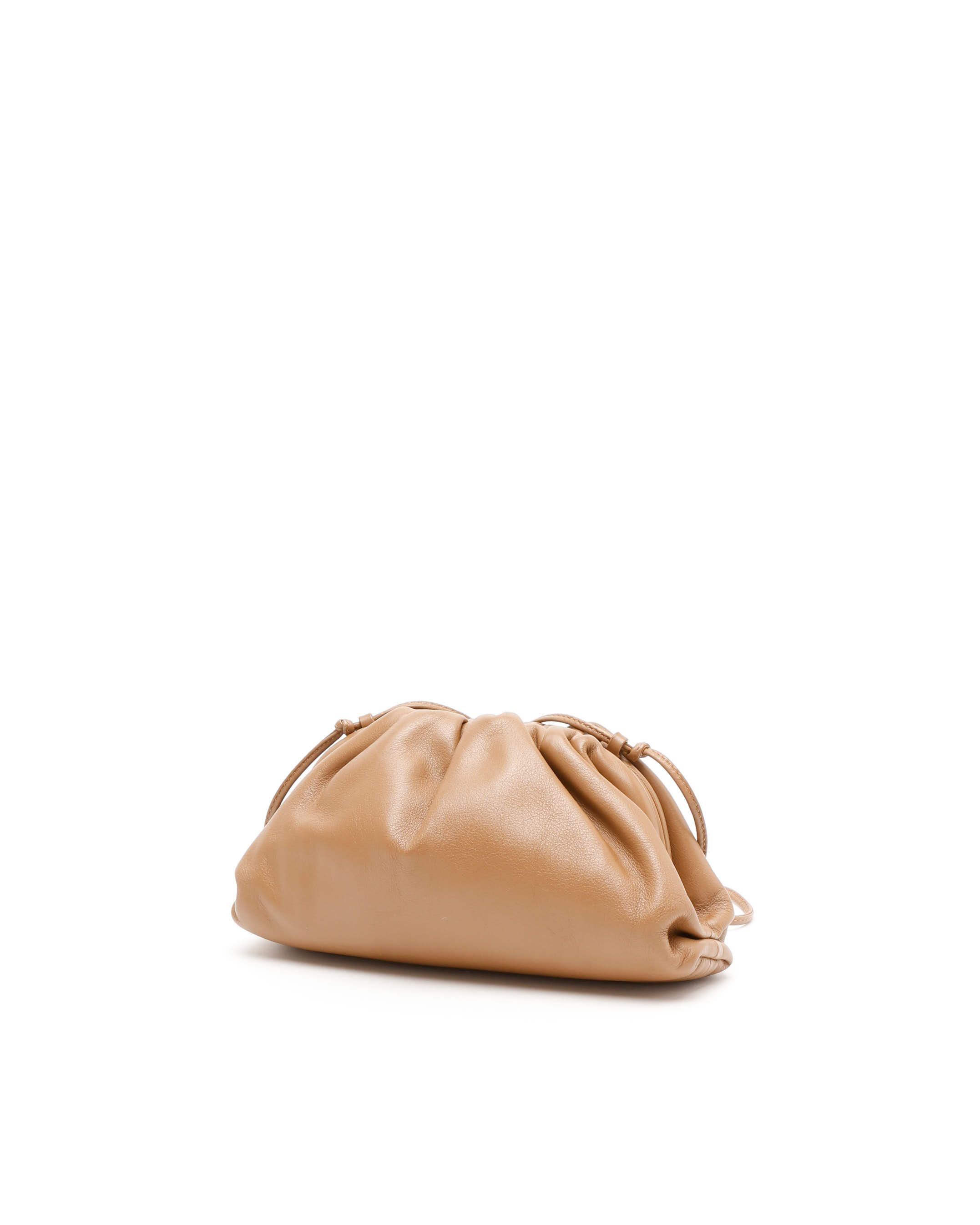 Bottega Veneta Mini The Pouch Bag In Brown