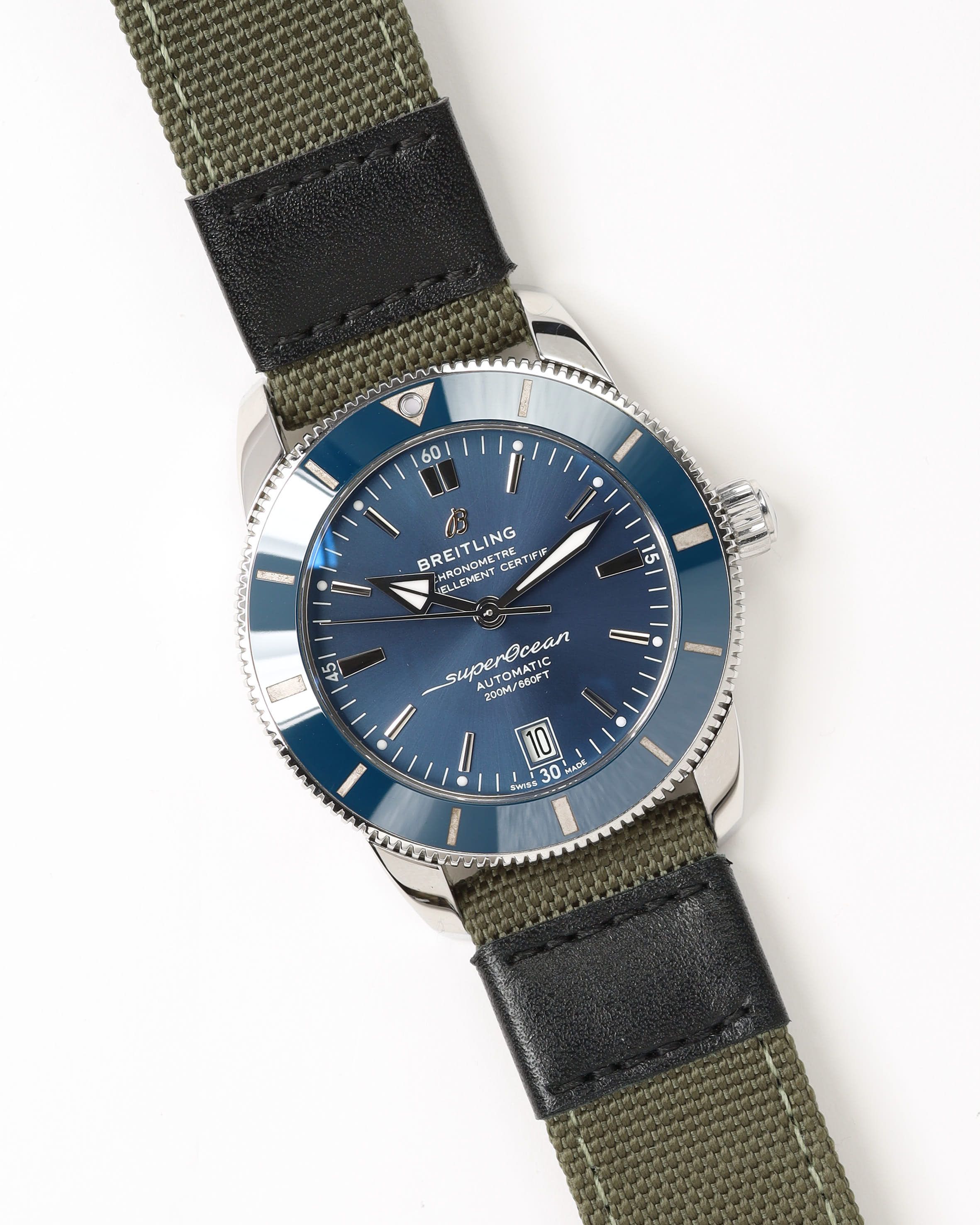 Breitling Superocean 42mm Ref Ab2010 Watch In Blue