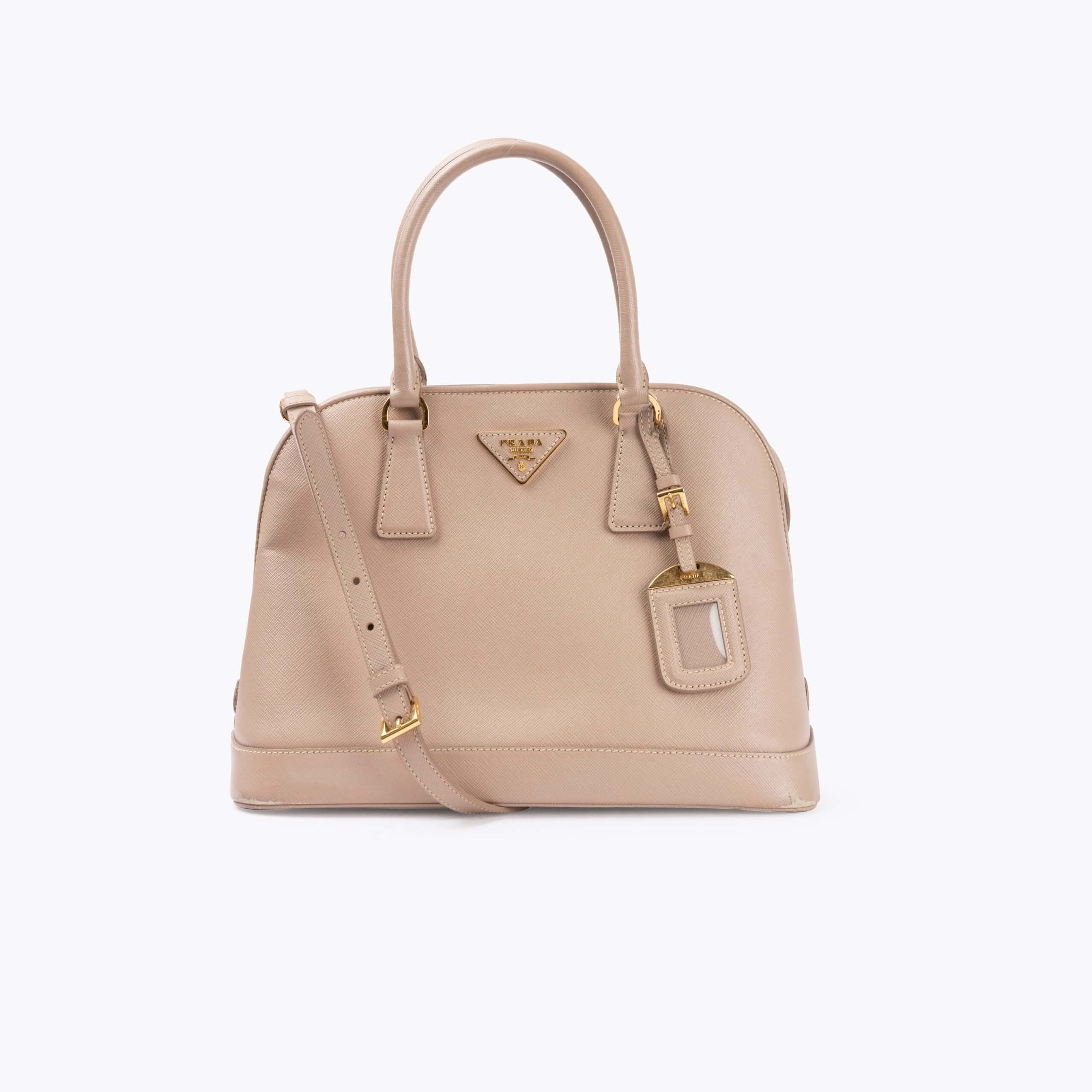 PRADA Saffiano Lux Shoulder Bag