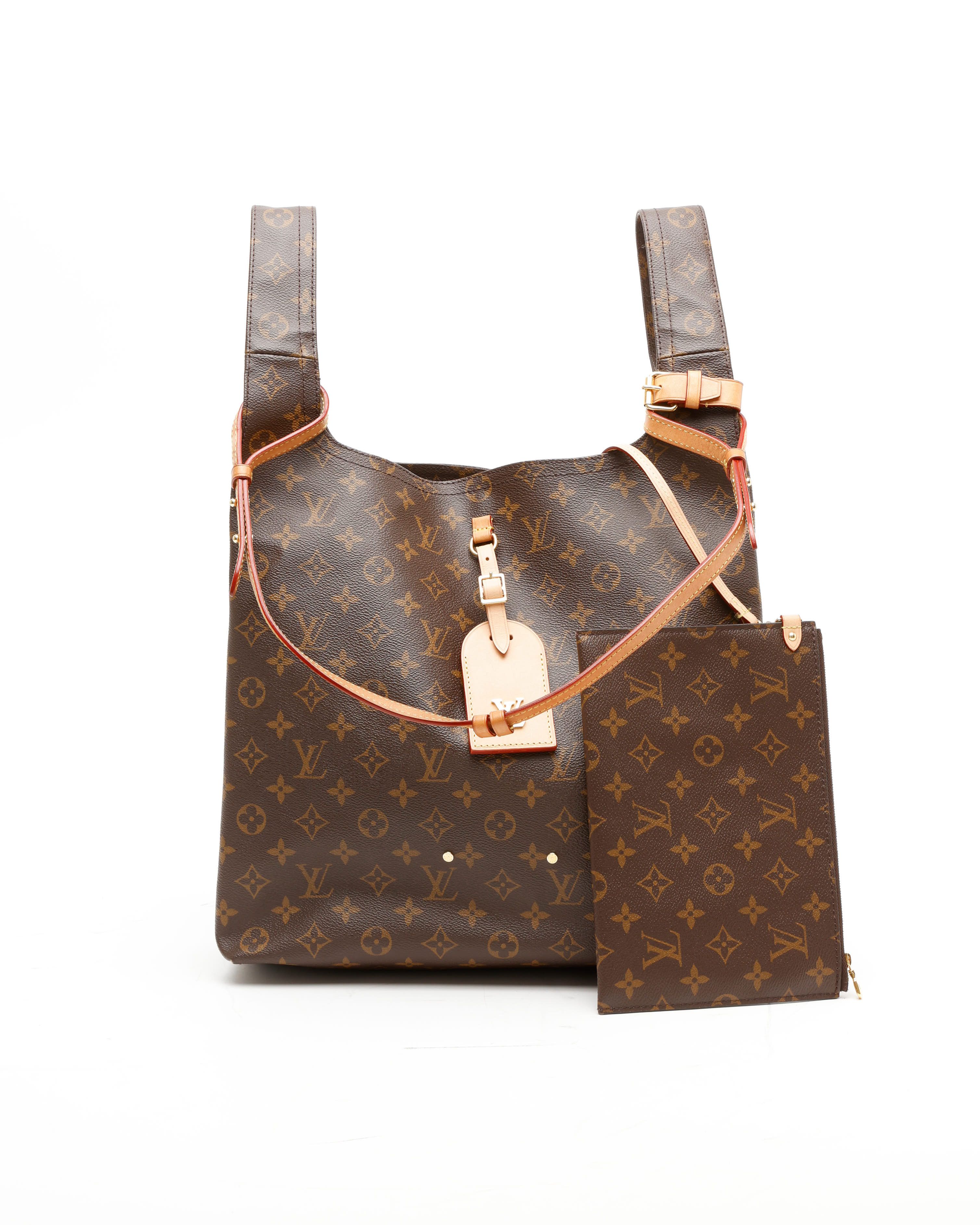 Pre-owned Louis Vuitton Monogram Atlantis Gm Bag In Brown