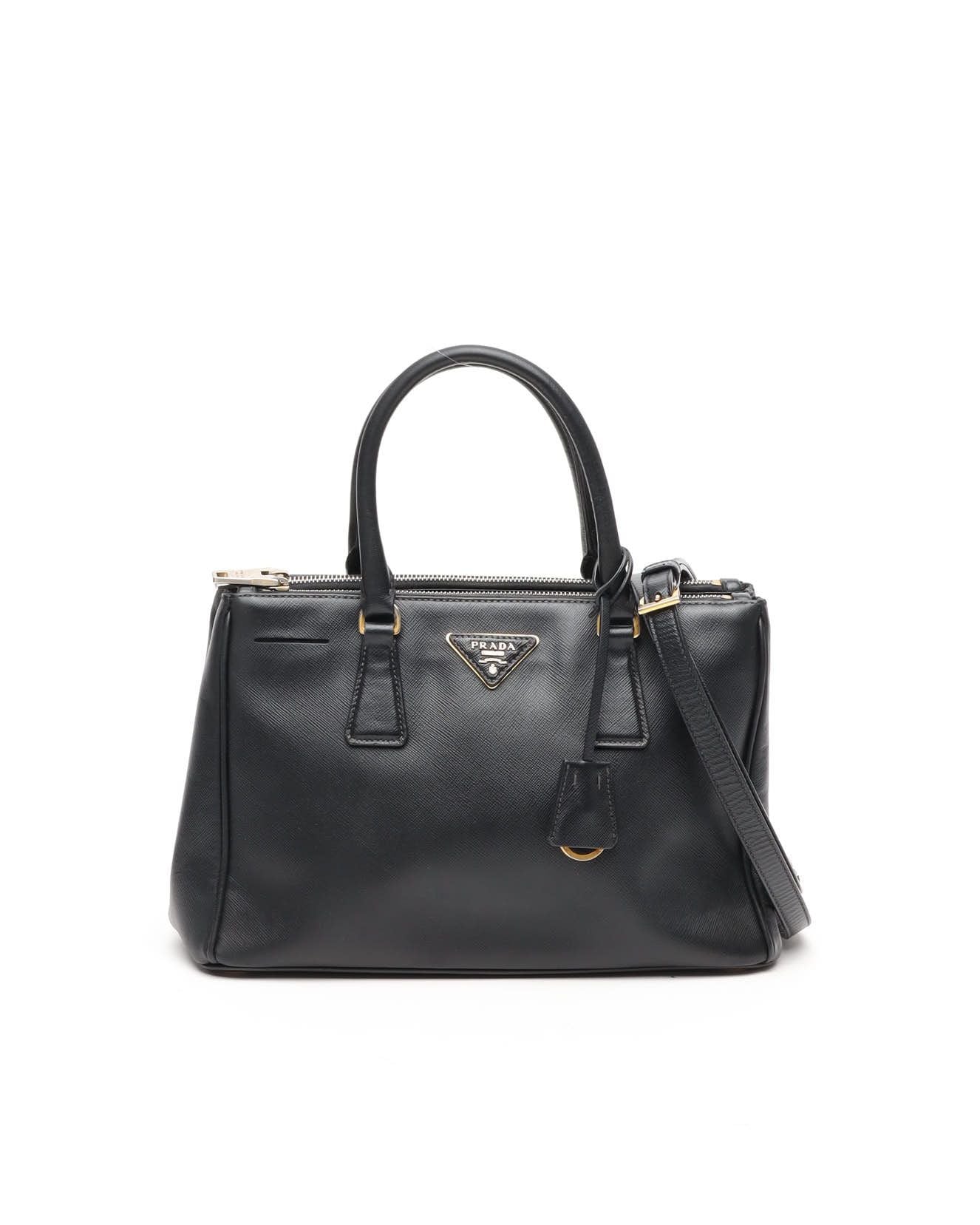 Prada Saffiano Lux Galleria Double Zip Bag