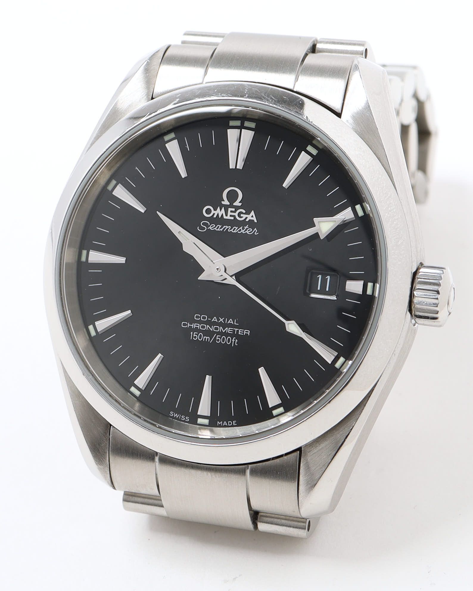 Omega Seamaster Aqua Terra 40mm Full Set 2006 Watch In Metallic