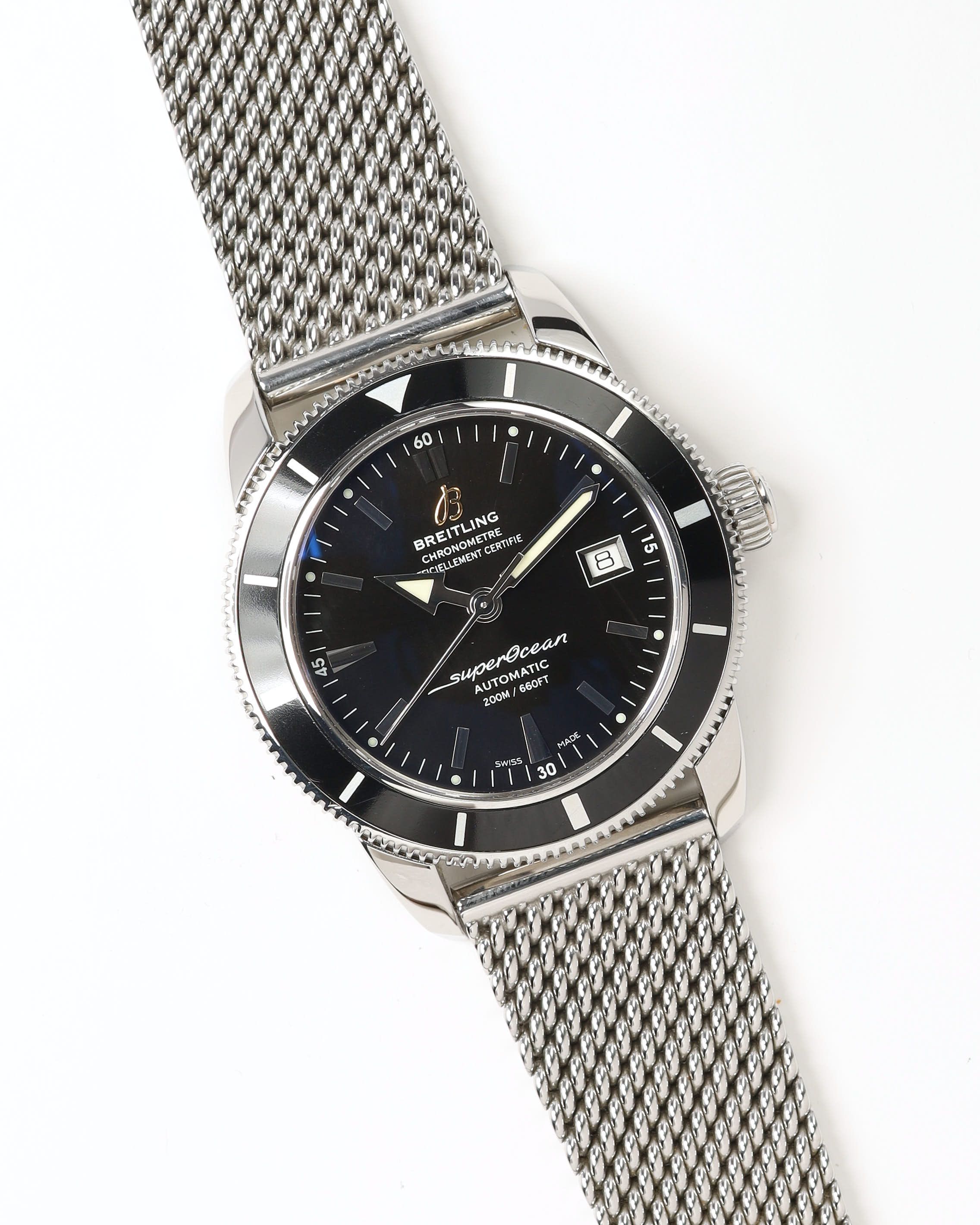 Breitling Superocean 42mm Full Set 2012 Watch In Black