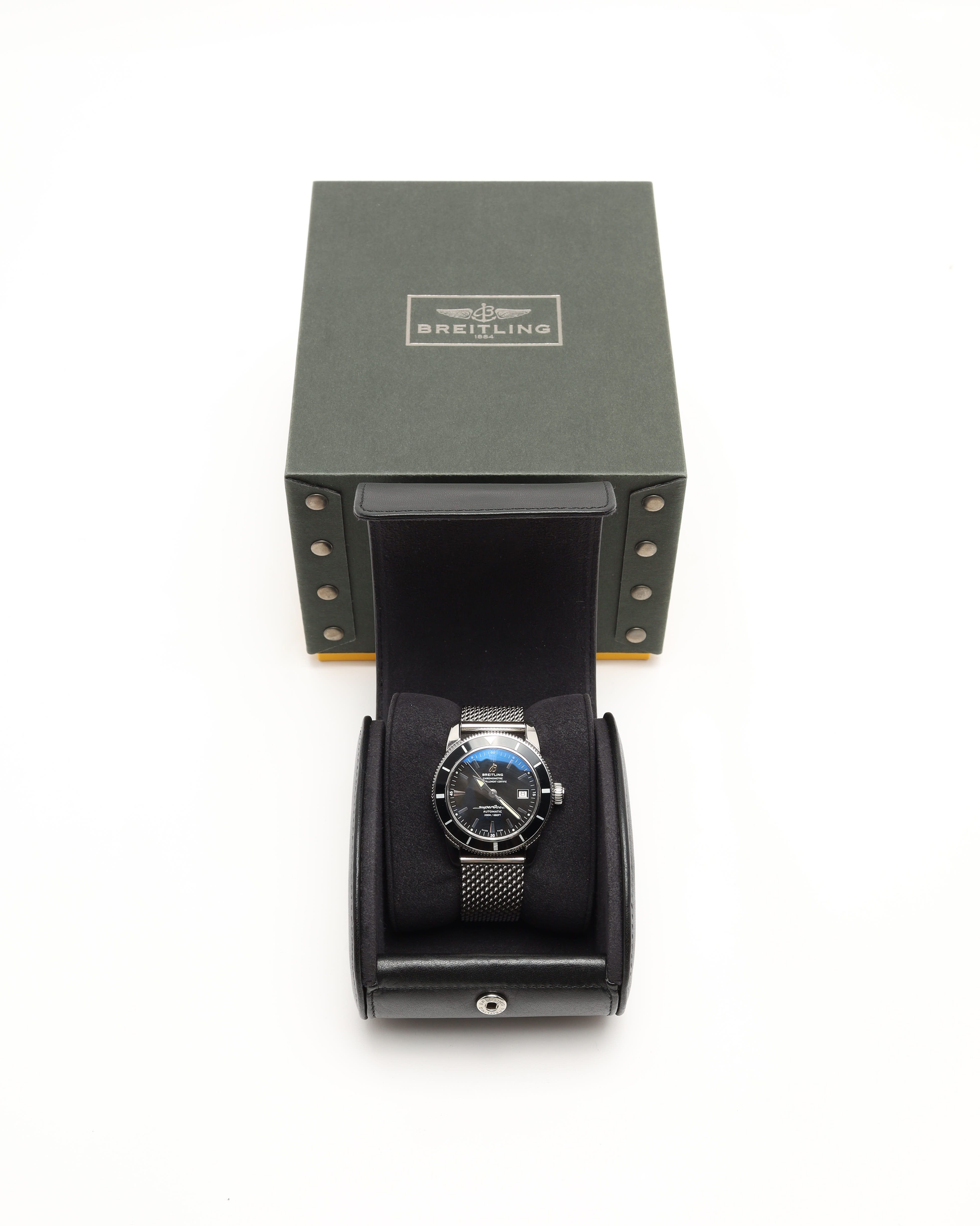 Breitling Superocean 42mm Full Set 2012 Watch In Black