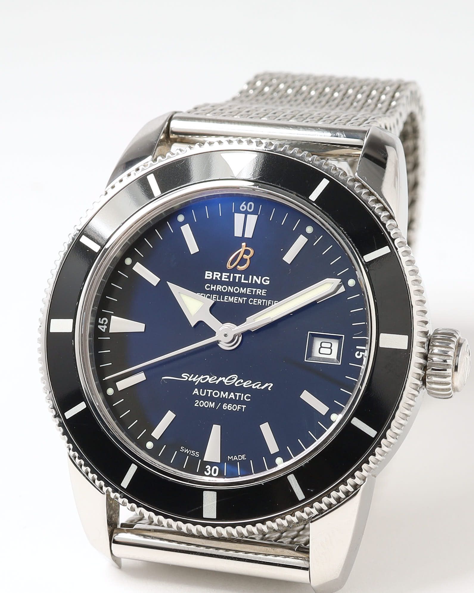 Breitling Superocean 42mm Full Set 2012 Watch In Black