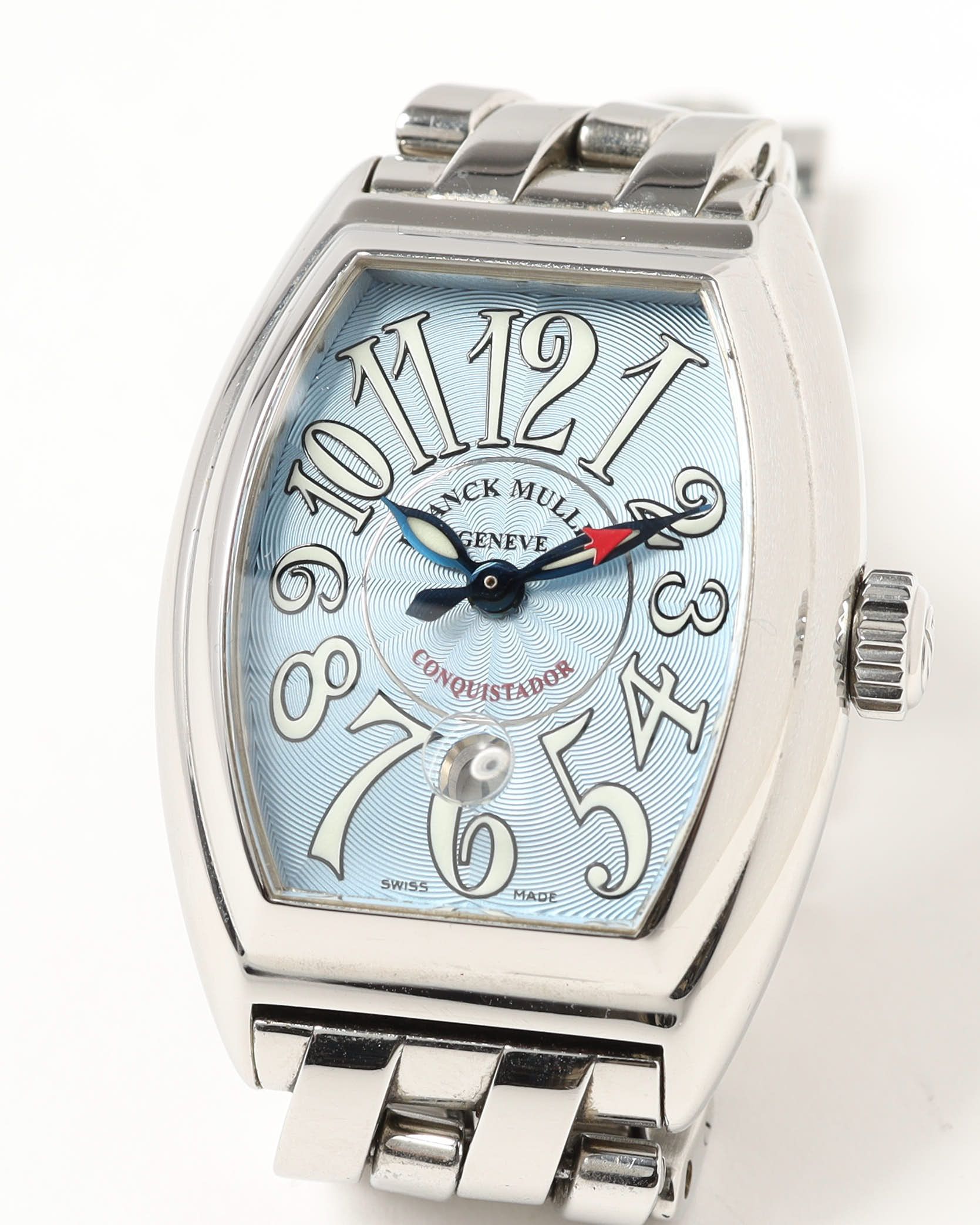 Franck Muller Conquistador 28mm Full Set Ca 2010 Watch In Blue